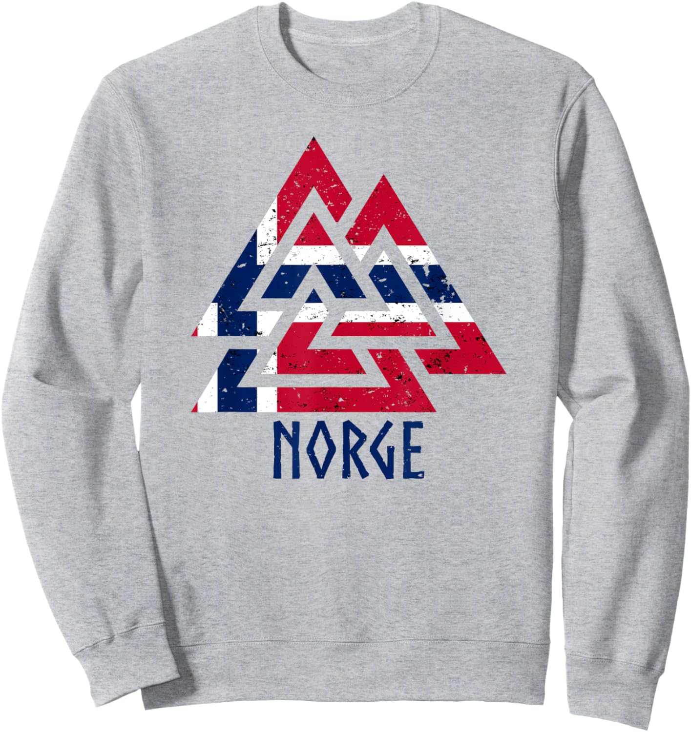 Norwegian Norway Viking nordic norge norway norwegian flag Sweatshirt - Sweatshirt | Ash