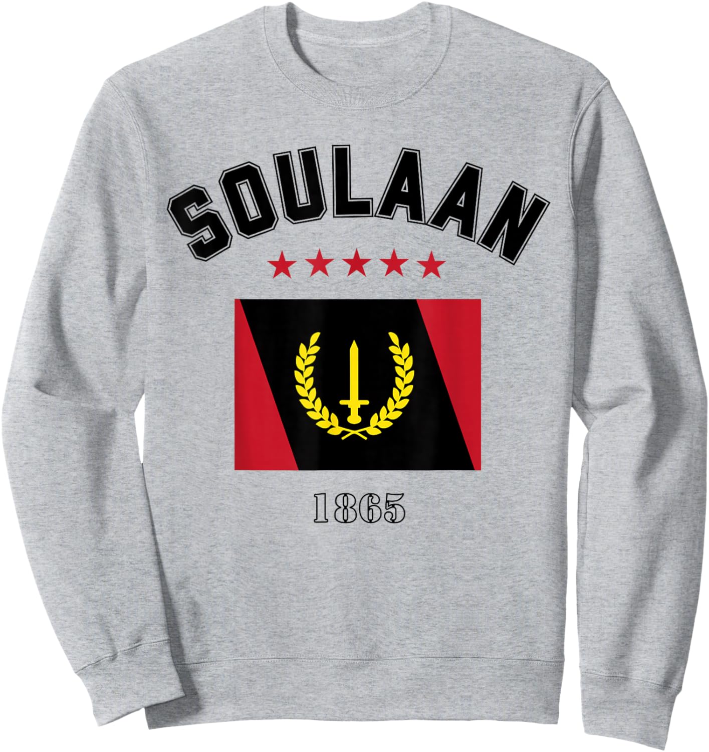Soulaan Flag Sweatshirt - Sweatshirt | Ash