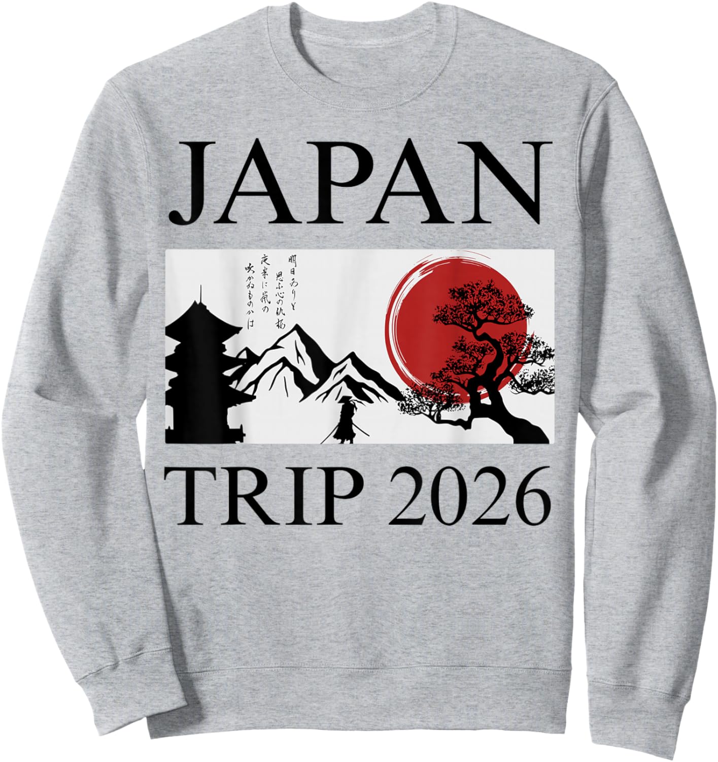 Voyage au Japon 2026 et Vacances à Tokyo Assortis Sweatshirt - Sweatshirt | Ash