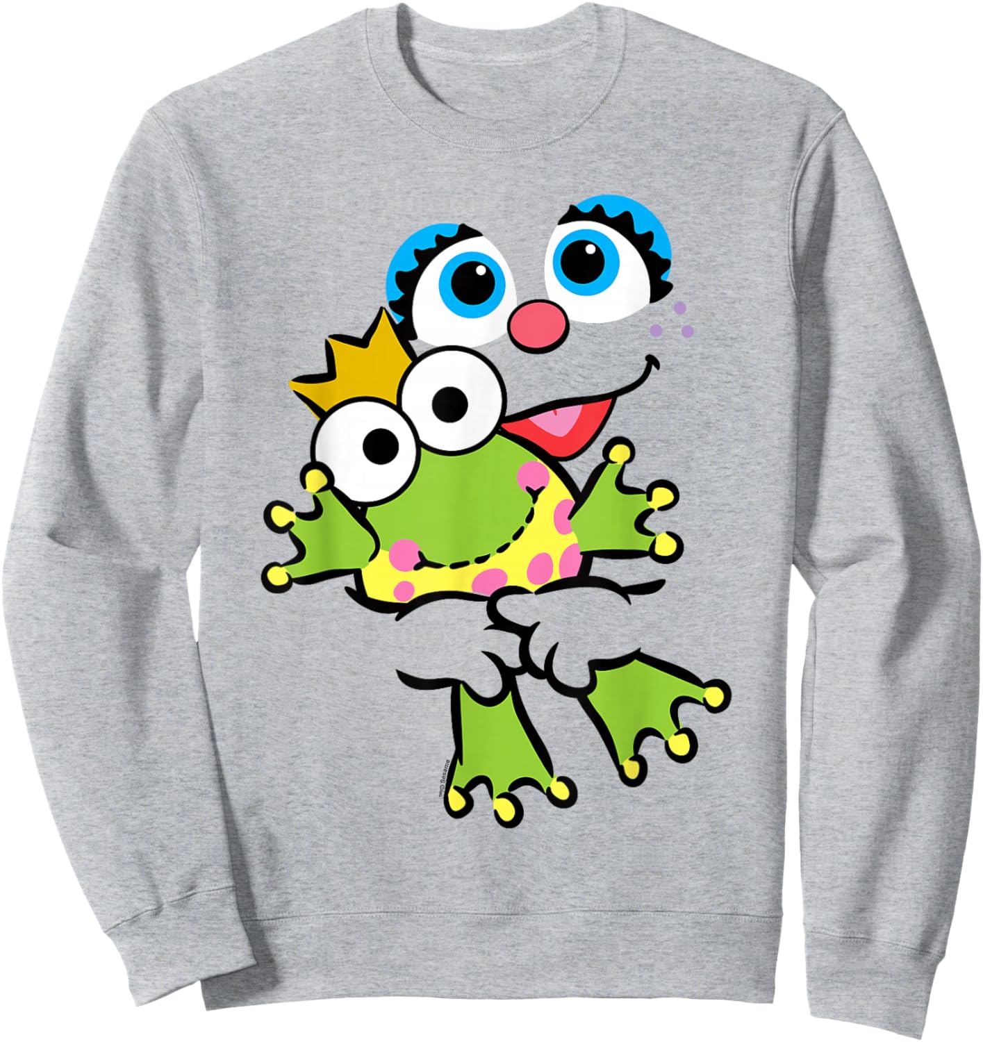 Sesame Street Abby Cadabby Holding Prince Halloween Costume Sweatshirt - Sweatshirt | Ash