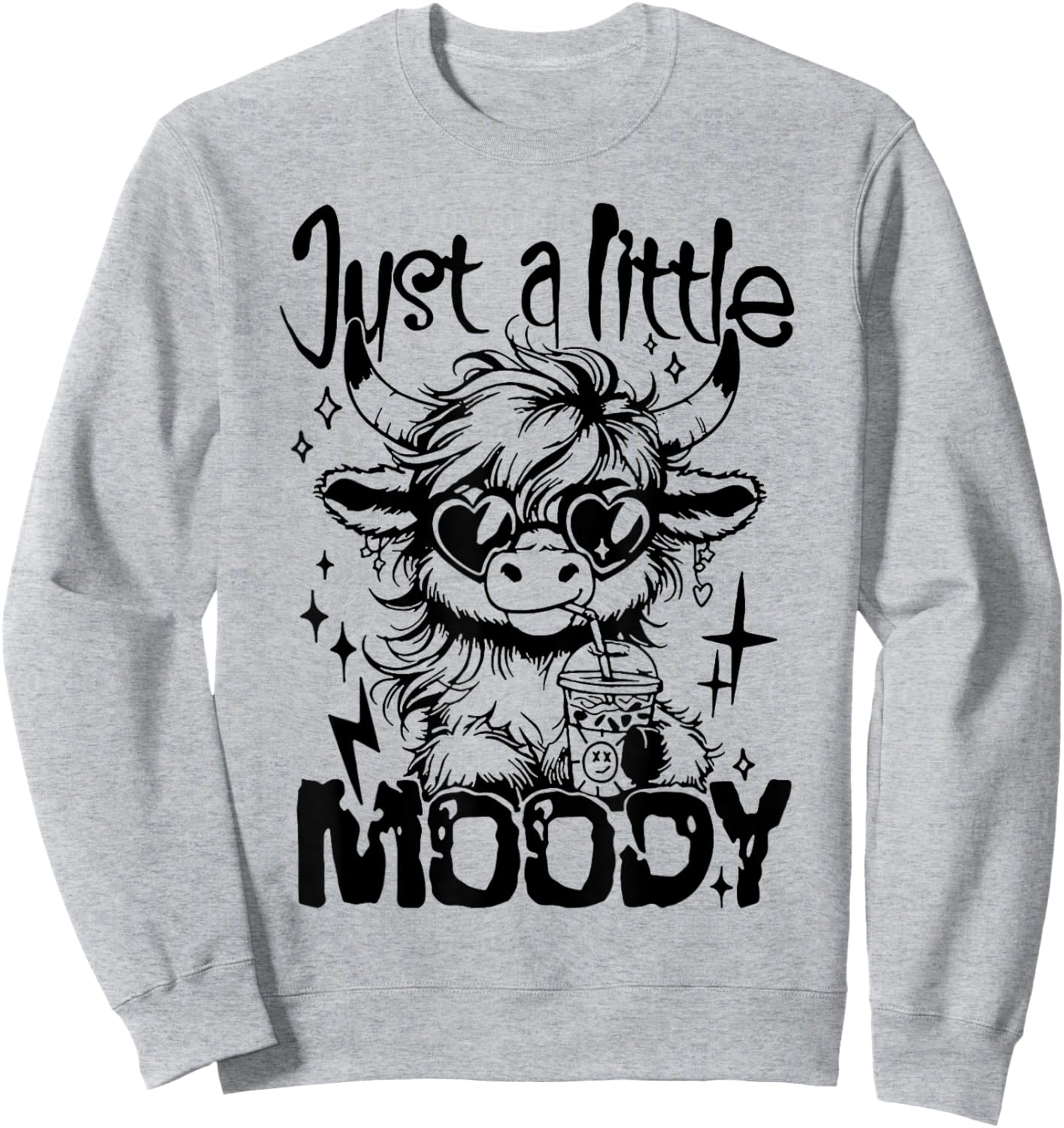 Just A Little Moody Sweatshirt - Sweatshirt | Ash
