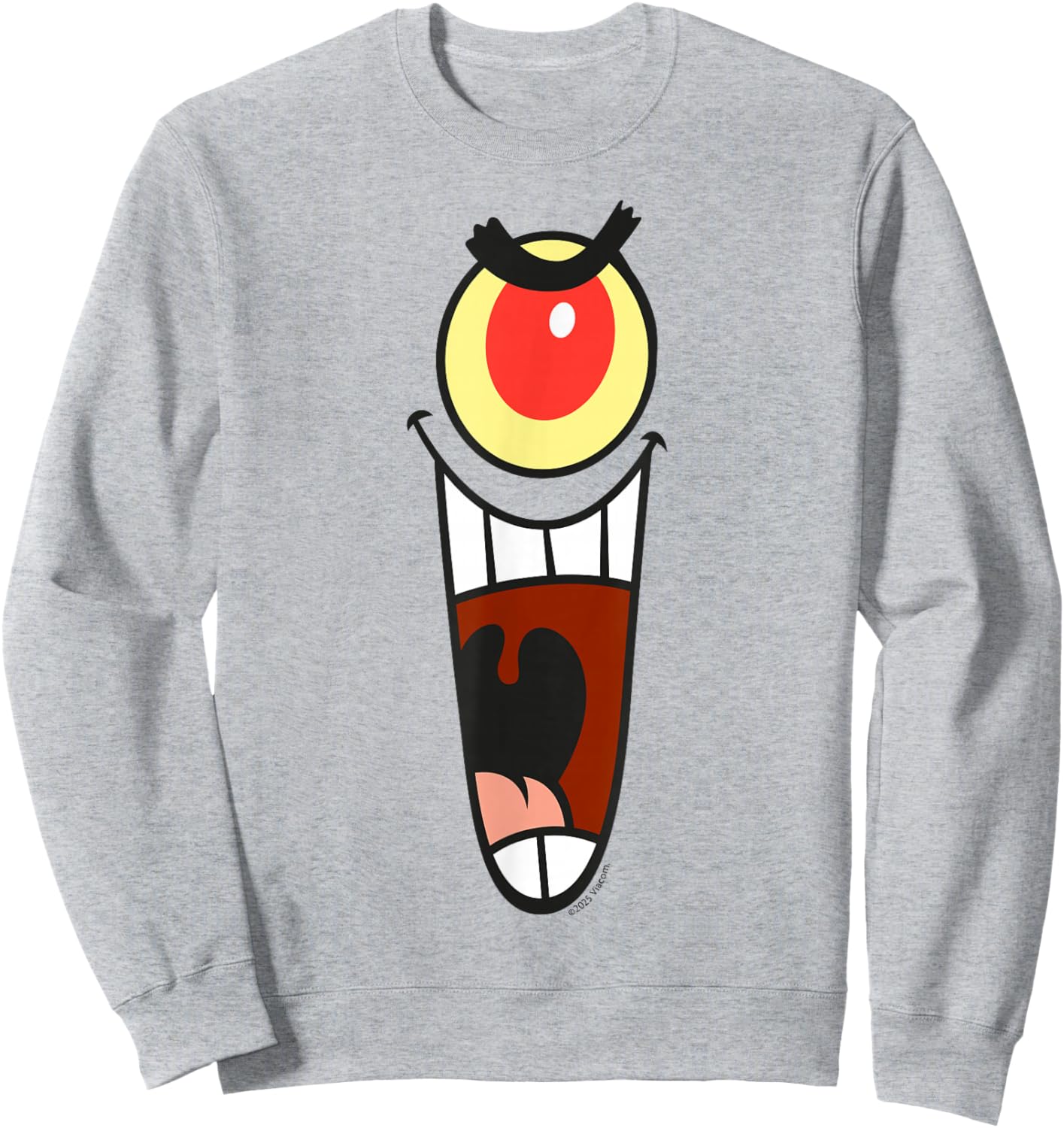 Sponge Bob Plankton Sweatshirt - Sweatshirt | Ash