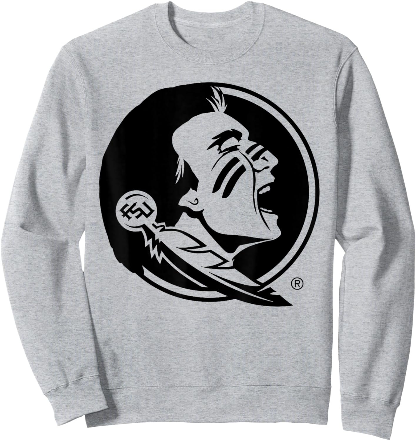 Florida State Seminoles Two Tone White Officially Licensed Sweatshirt - Sweatshirt | Ash