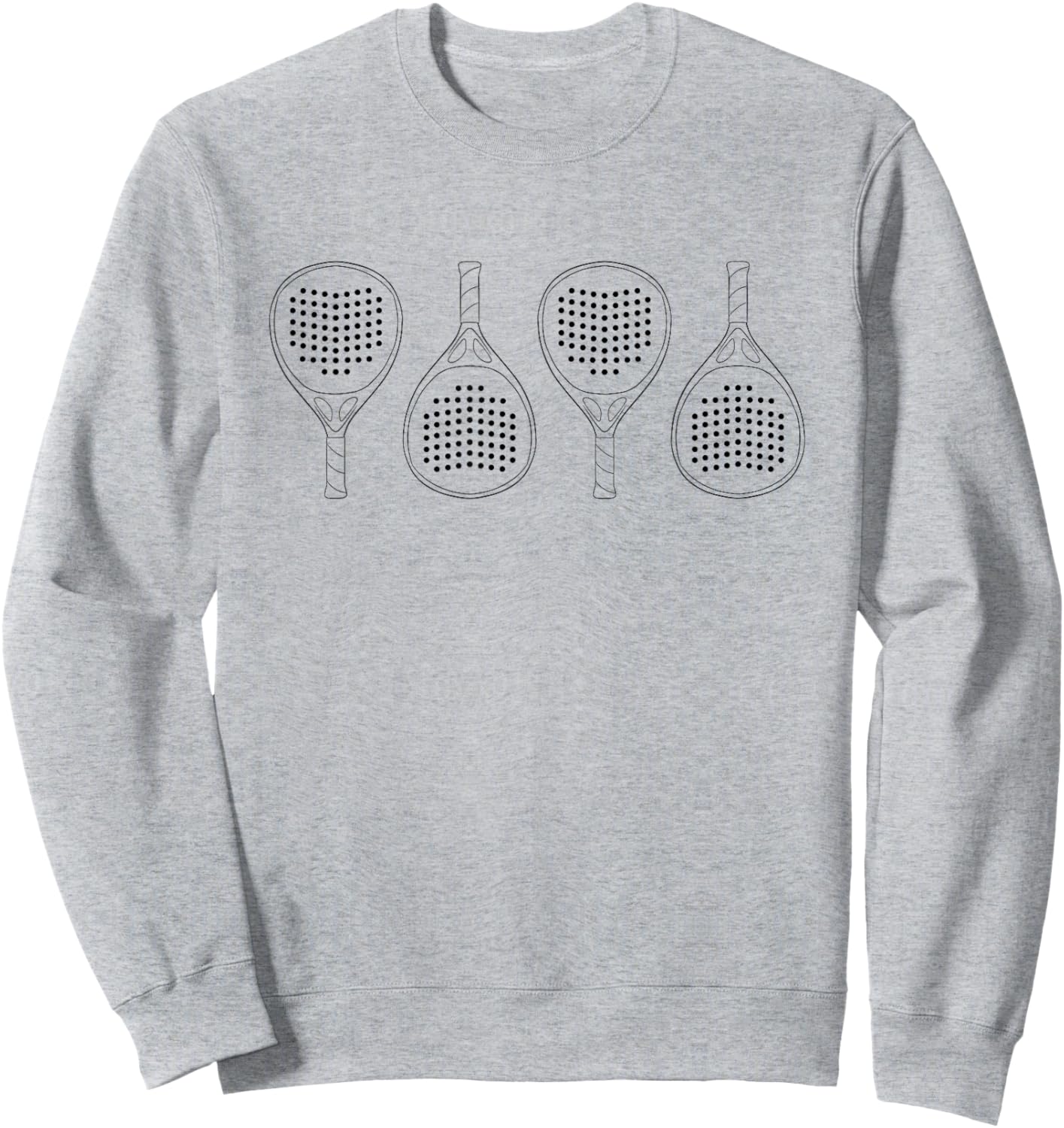 Padel Paddle Tennis Racket Ball Sweatshirt - Sweatshirt | Ash