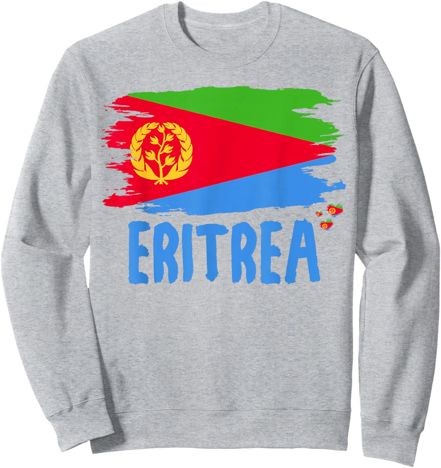 Eritrean Flag Outfit Idea & Eritrea Heritage Theme Sweatshirt - Sweatshirt | Ash