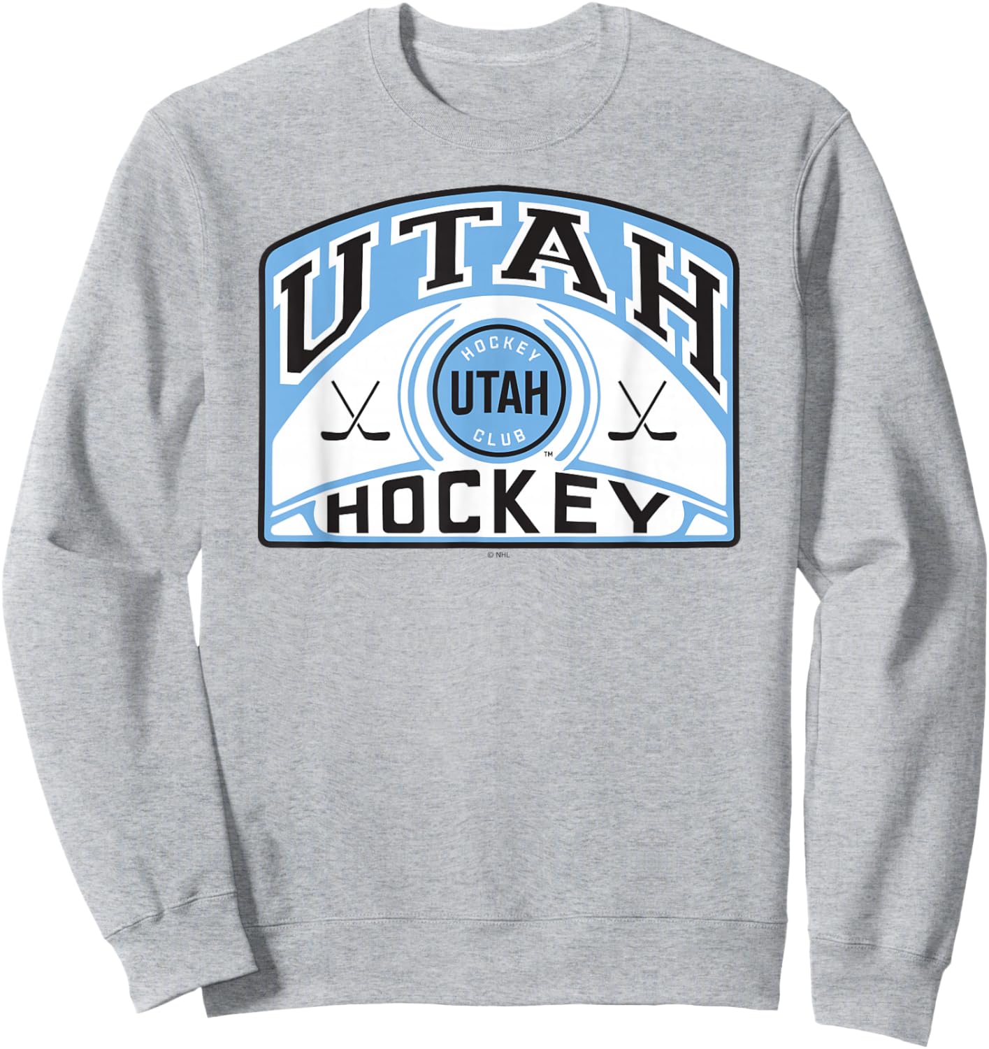 Utah Hockey Club Glide Gray Officially Licensed Sweatshirt - Sweatshirt | Ash