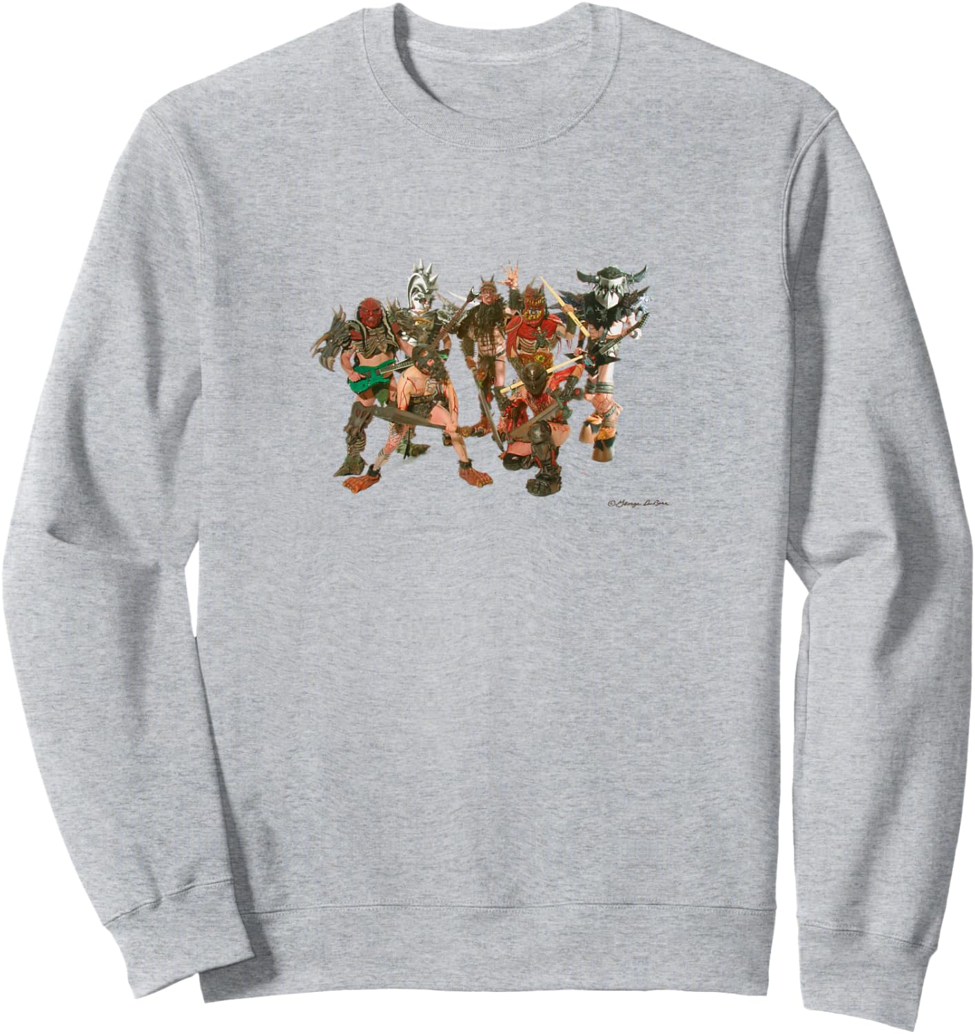 GWAR Heavy Metal Band by George DuBose Sweatshirt - Sweatshirt | Ash