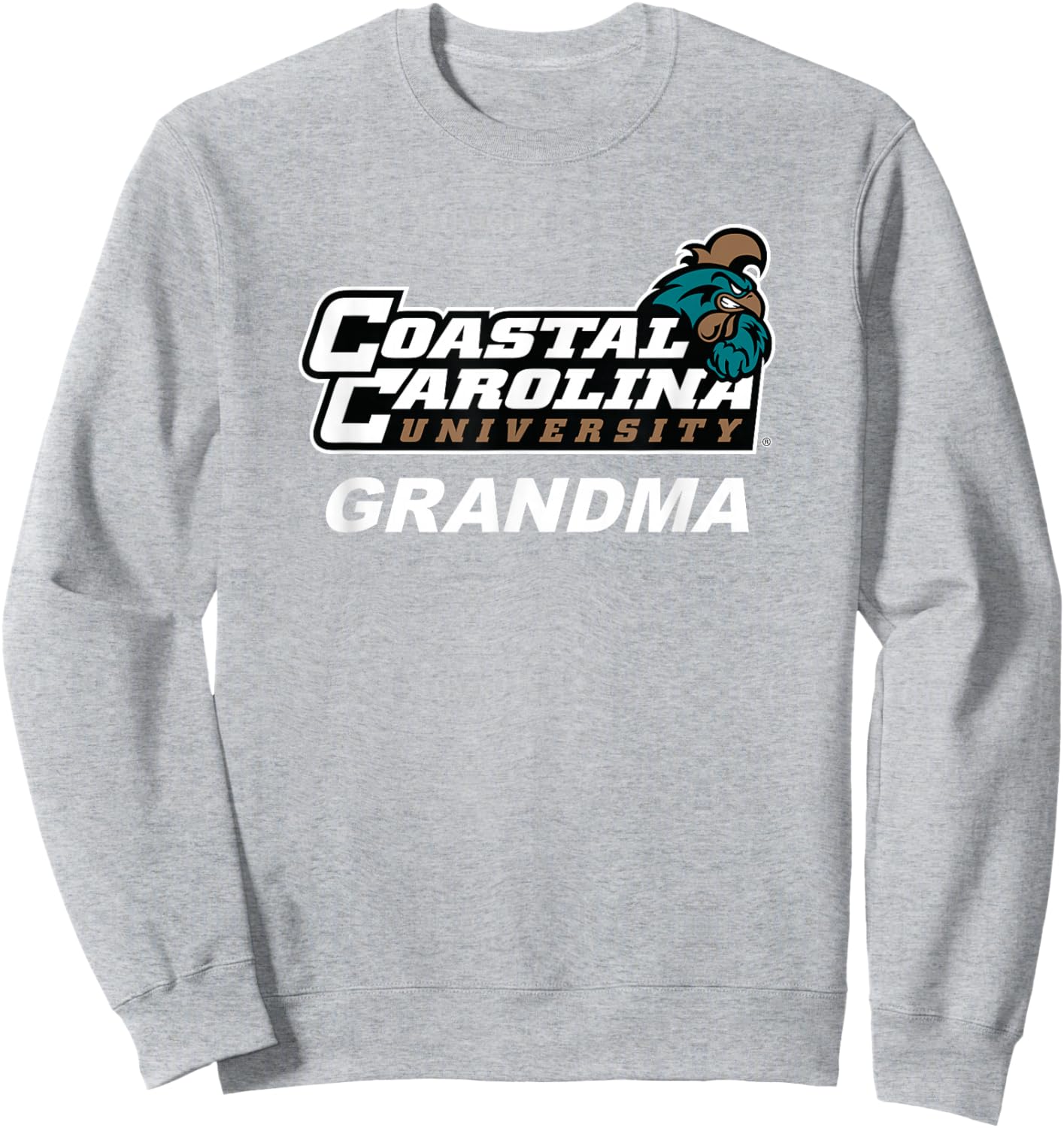 Coastal Carolina University CCU Grandma Sweatshirt - Sweatshirt | Ash