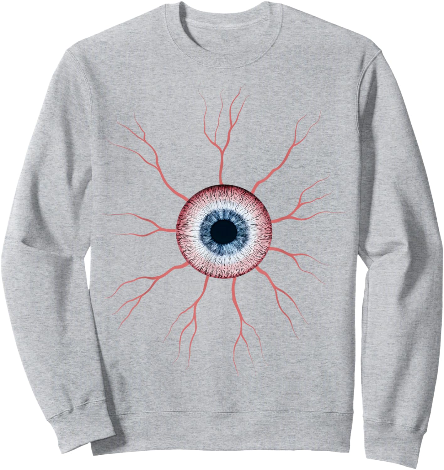 Funny Pink Eye Ball Halloween Eyeball Sweatshirt - Sweatshirt | Ash