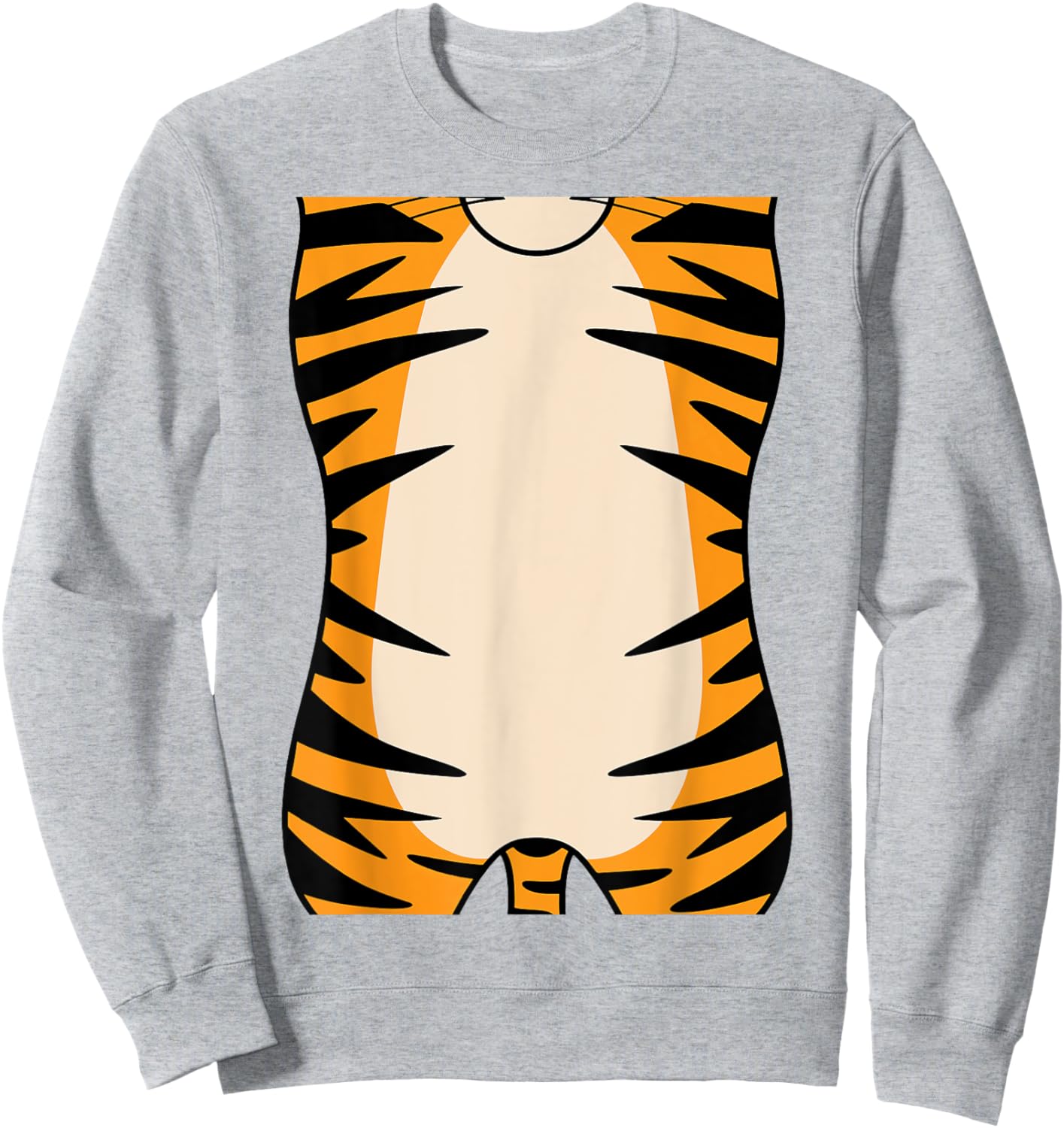 Tiger Shirt Adult Kids Men Women Tiger Costume Sweatshirt - Sweatshirt | Ash
