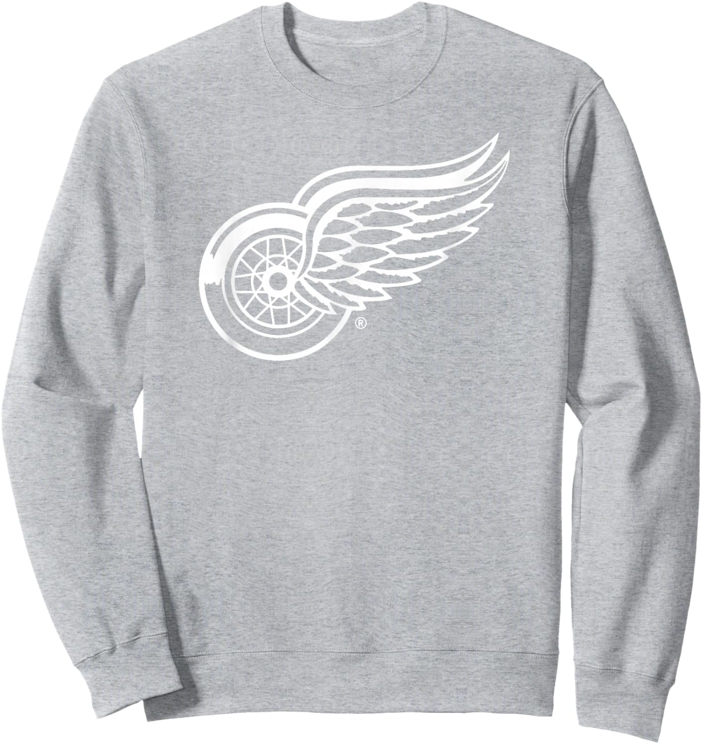 Detroit Red Wings Icon Red Officially Licensed Sweatshirt - Sweatshirt | Ash