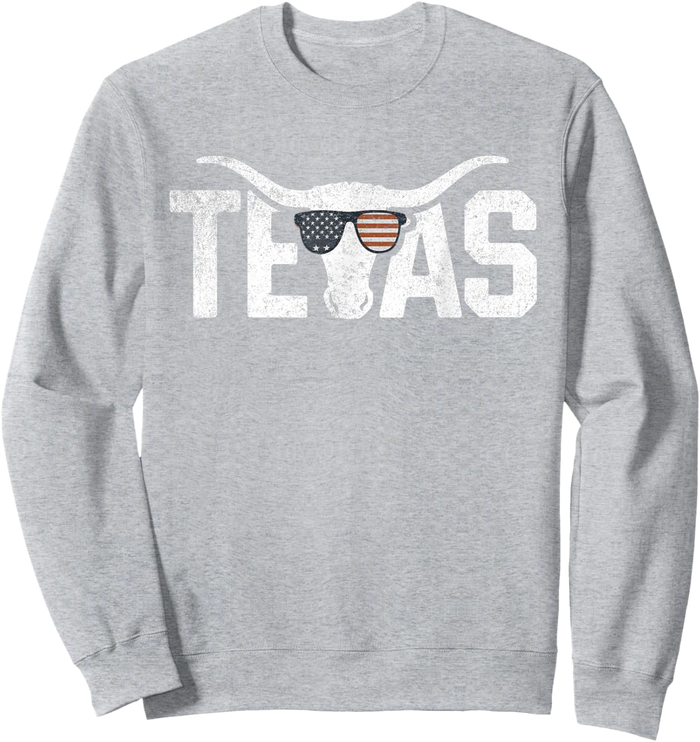 Texas Vintage Retro Sweatshirt - Sweatshirt | Ash