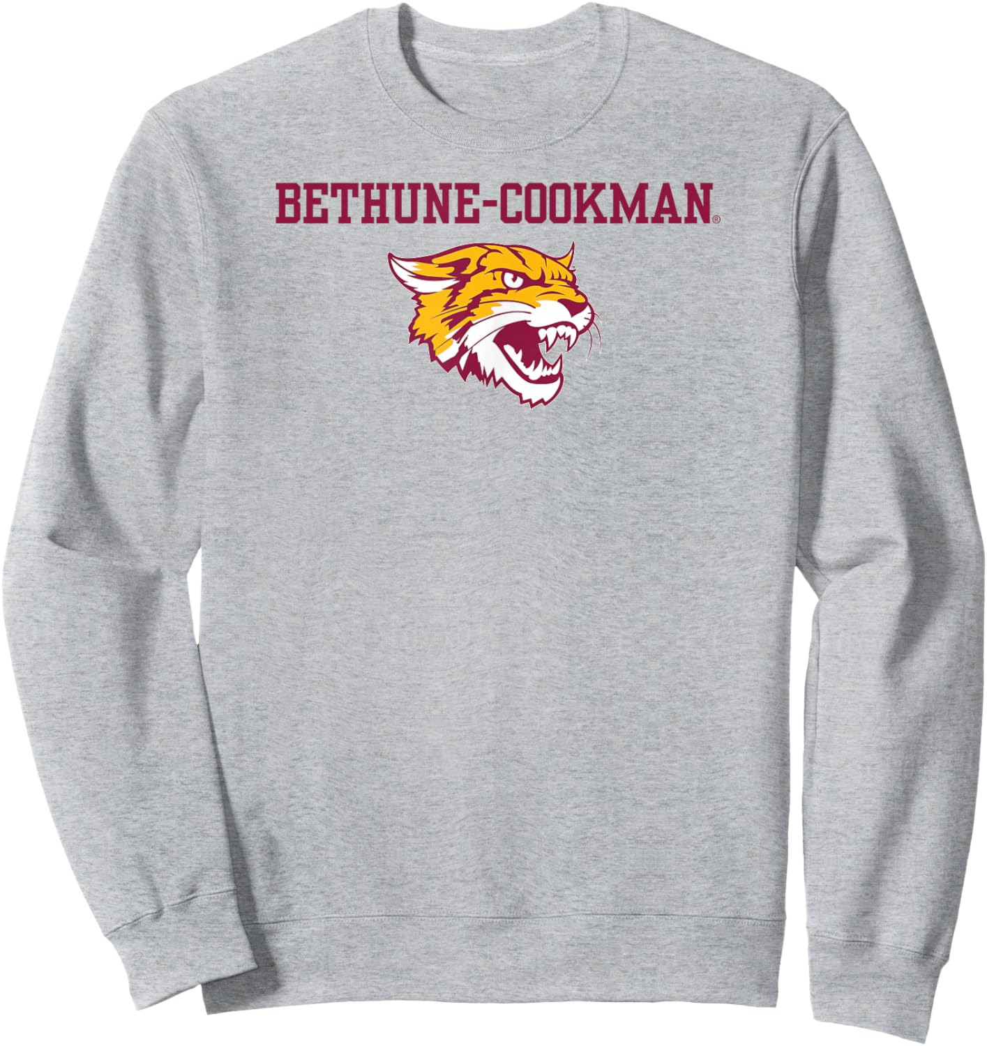 Bethune–Cookman Wildcats Icon Gray Officially Licensed Sweatshirt - Sweatshirt | Ash