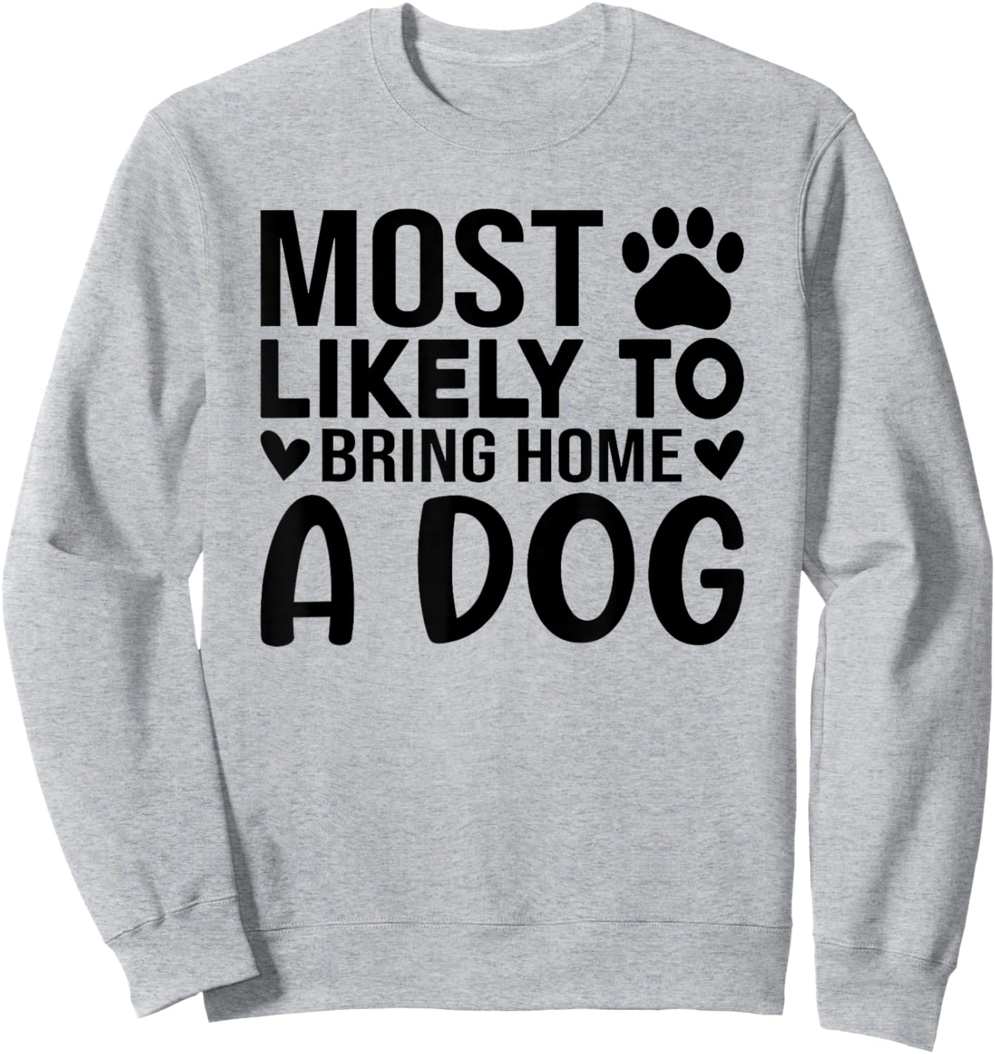 Most Like To Bring Home A Dog Funny Dog Lover Quote Art Men Women Sweatshirt - Sweatshirt | Ash