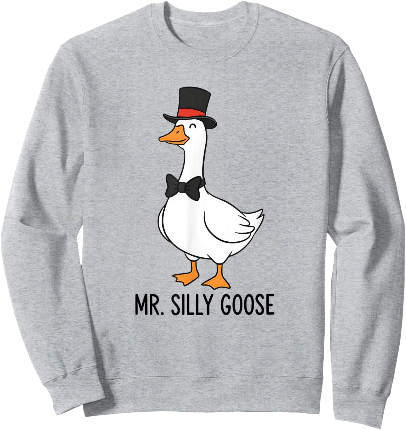 Mr. Silly Goose Couple Matching Wedding Funny Silly Groom Sweatshirt - Sweatshirt | Ash