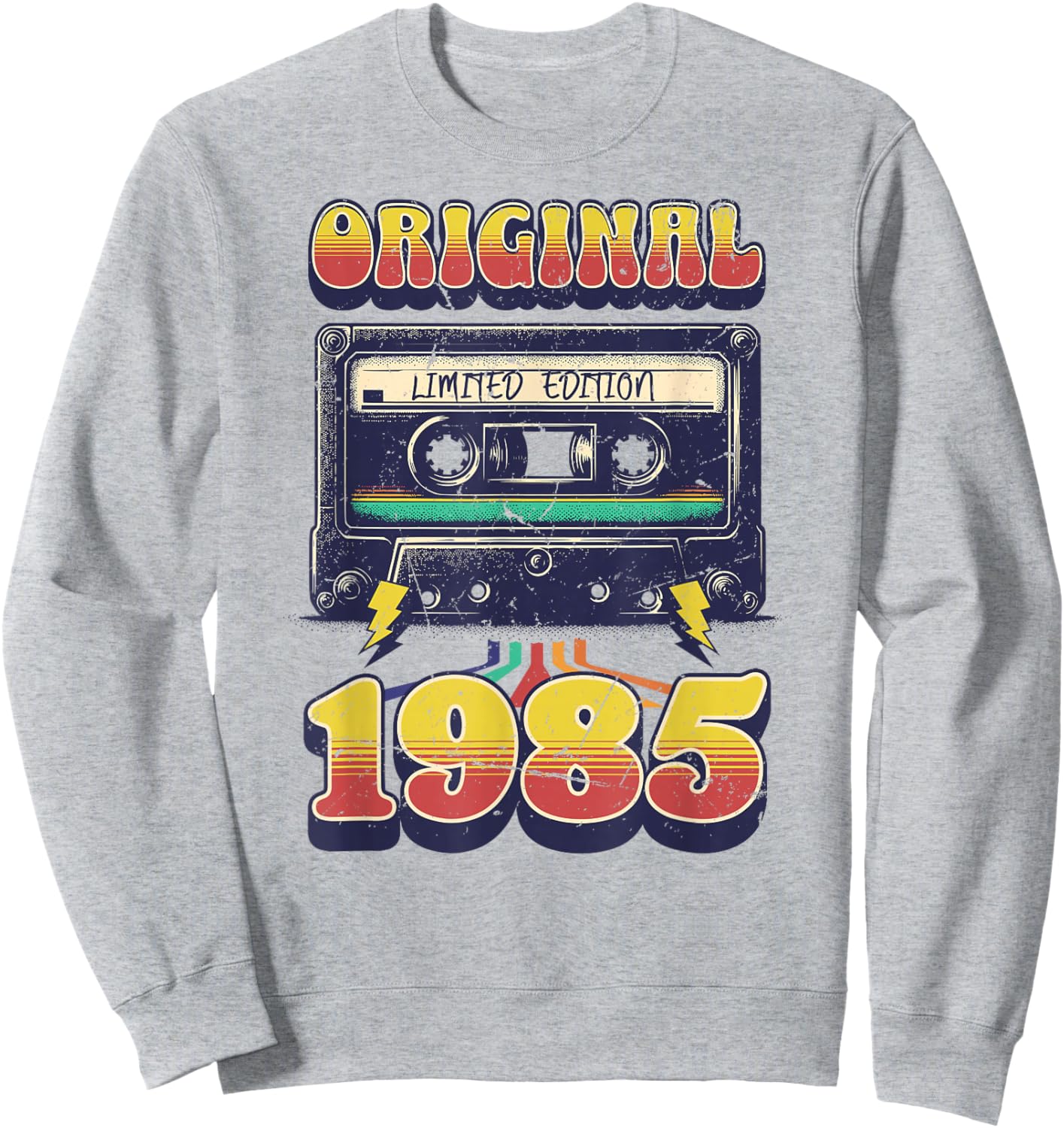 40th Birthday Retro Vintage 1985 Men Women Sweatshirt - Sweatshirt | Ash