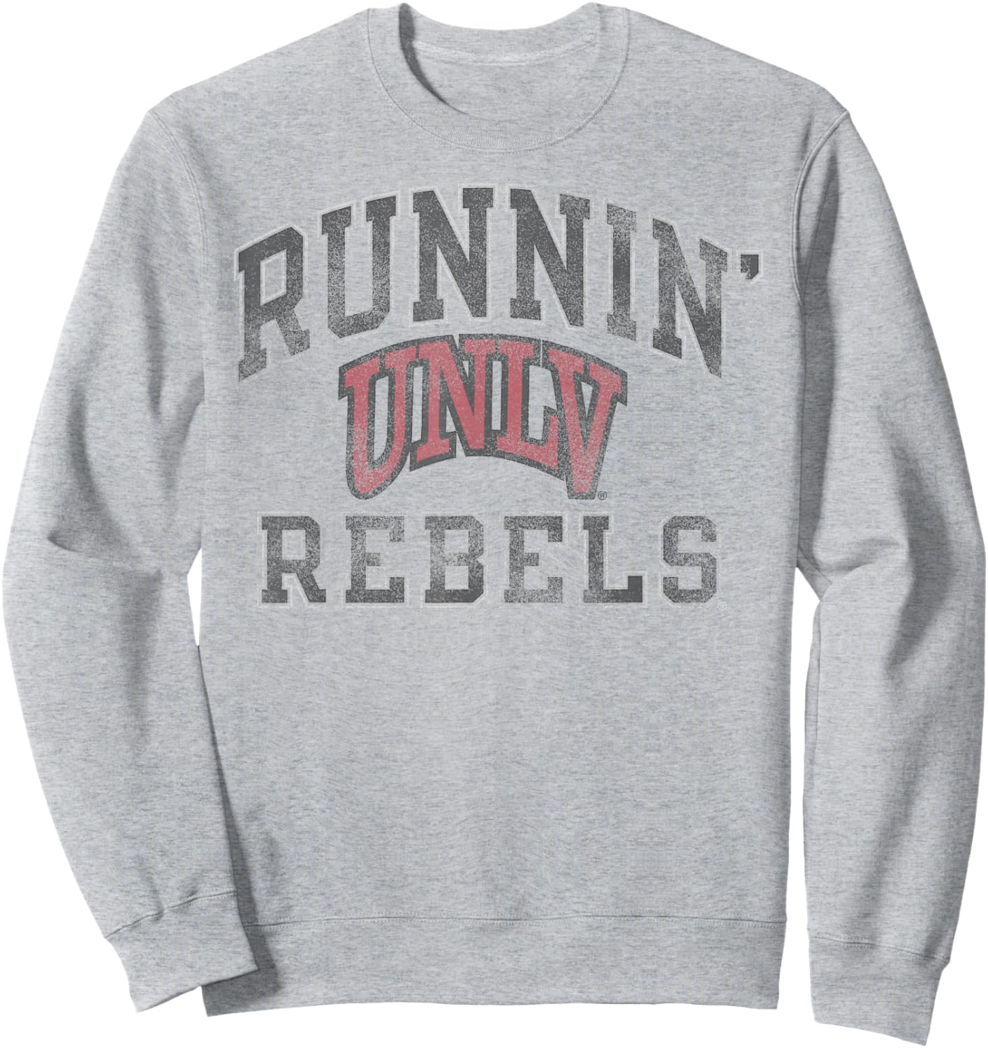 UNLV Rebels Vintage Worn Gray Officially Licensed Sweatshirt - Sweatshirt | Ash