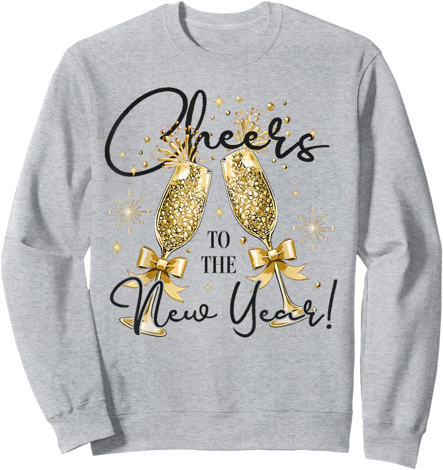 Happy New Year 2026 Cheers to A New Year Fireworks Sweatshirt - Sweatshirt | Ash