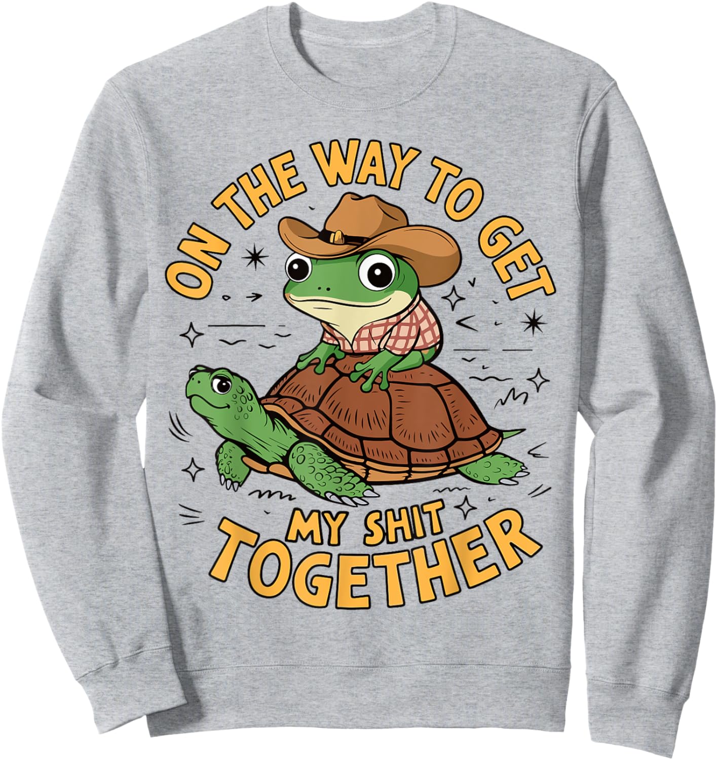 On The Way to Get My Shit Together Sweatshirt - Sweatshirt | Ash