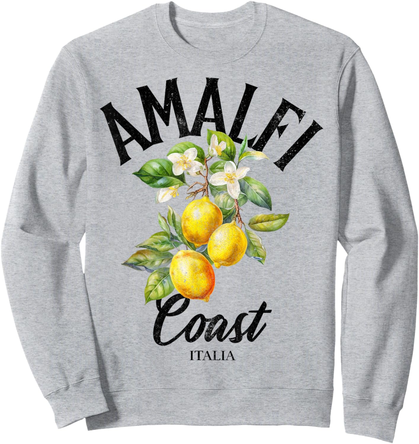 Amalfi Coast Lemons Italia Sweatshirt - Sweatshirt | Ash