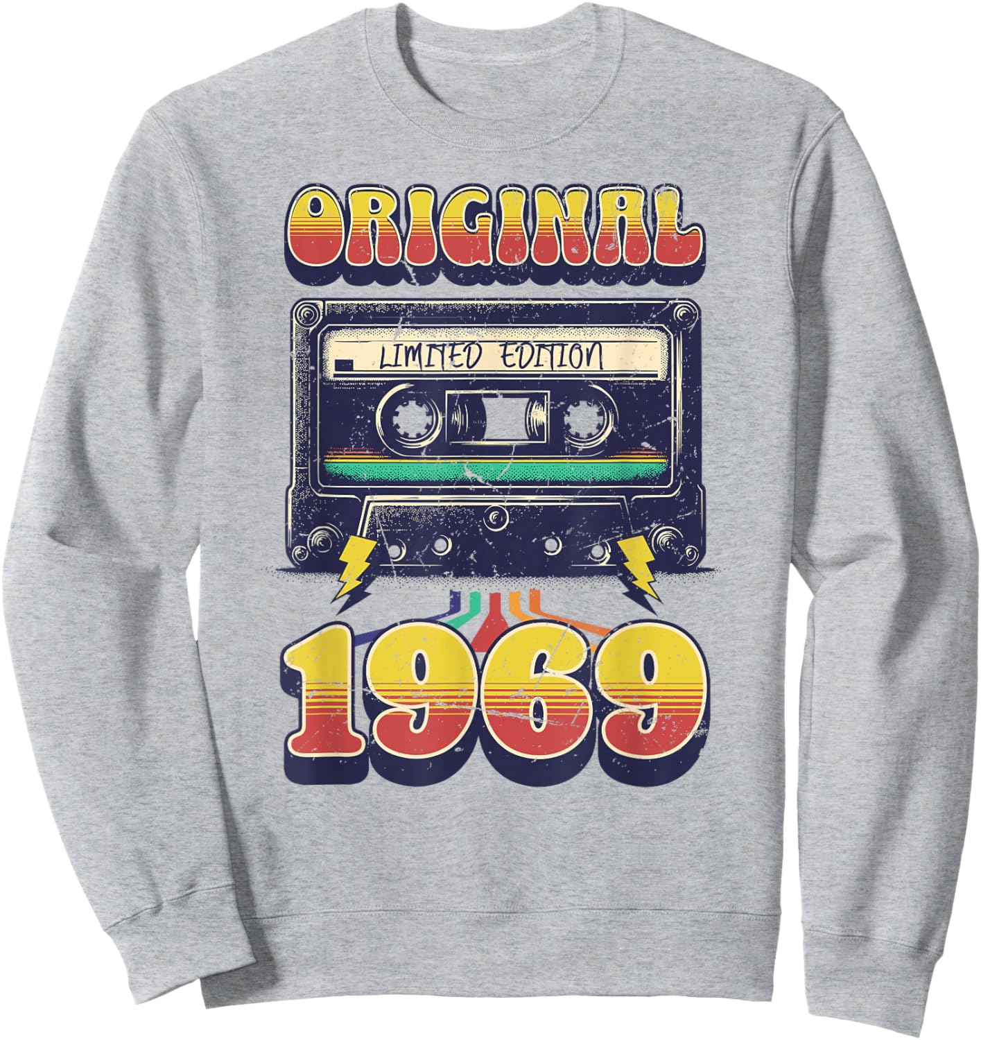 56th Birthday Retro Vintage 1969 Men Women Sweatshirt - Sweatshirt | Ash