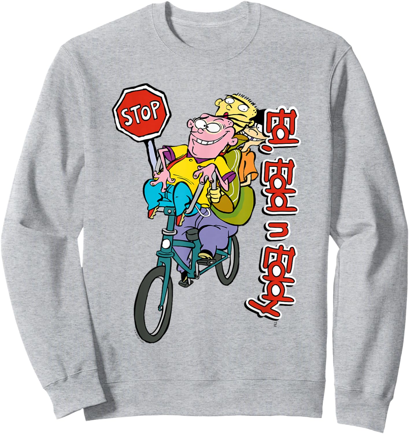 Ed, EDD n Eddy Stop Wild Biking Ride Sweatshirt - Sweatshirt | Ash