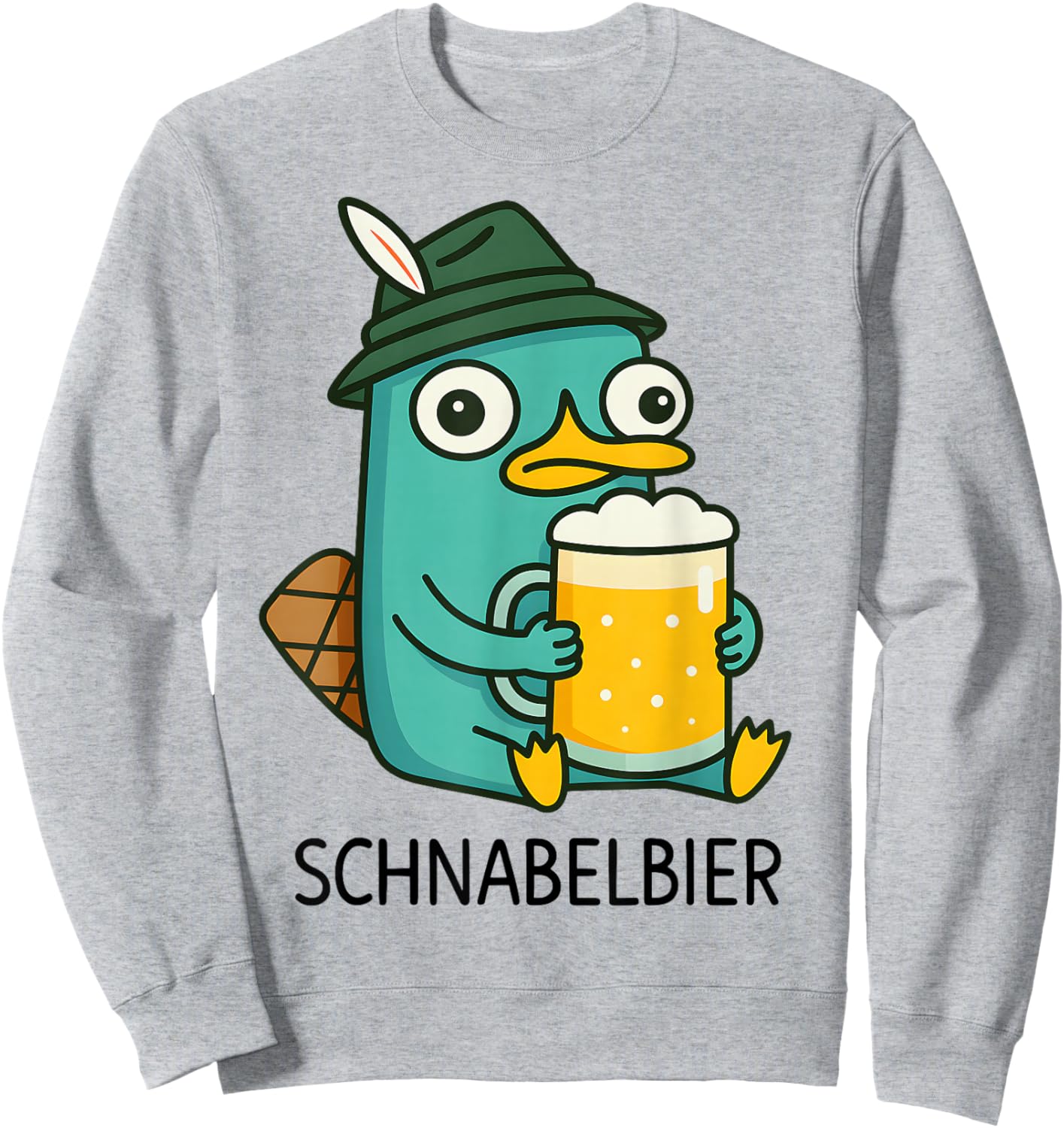 Schnabel Beer Measure X Delicious Beer Wiesn Bayern Oktoberfest Sweatshirt - Sweatshirt | Ash