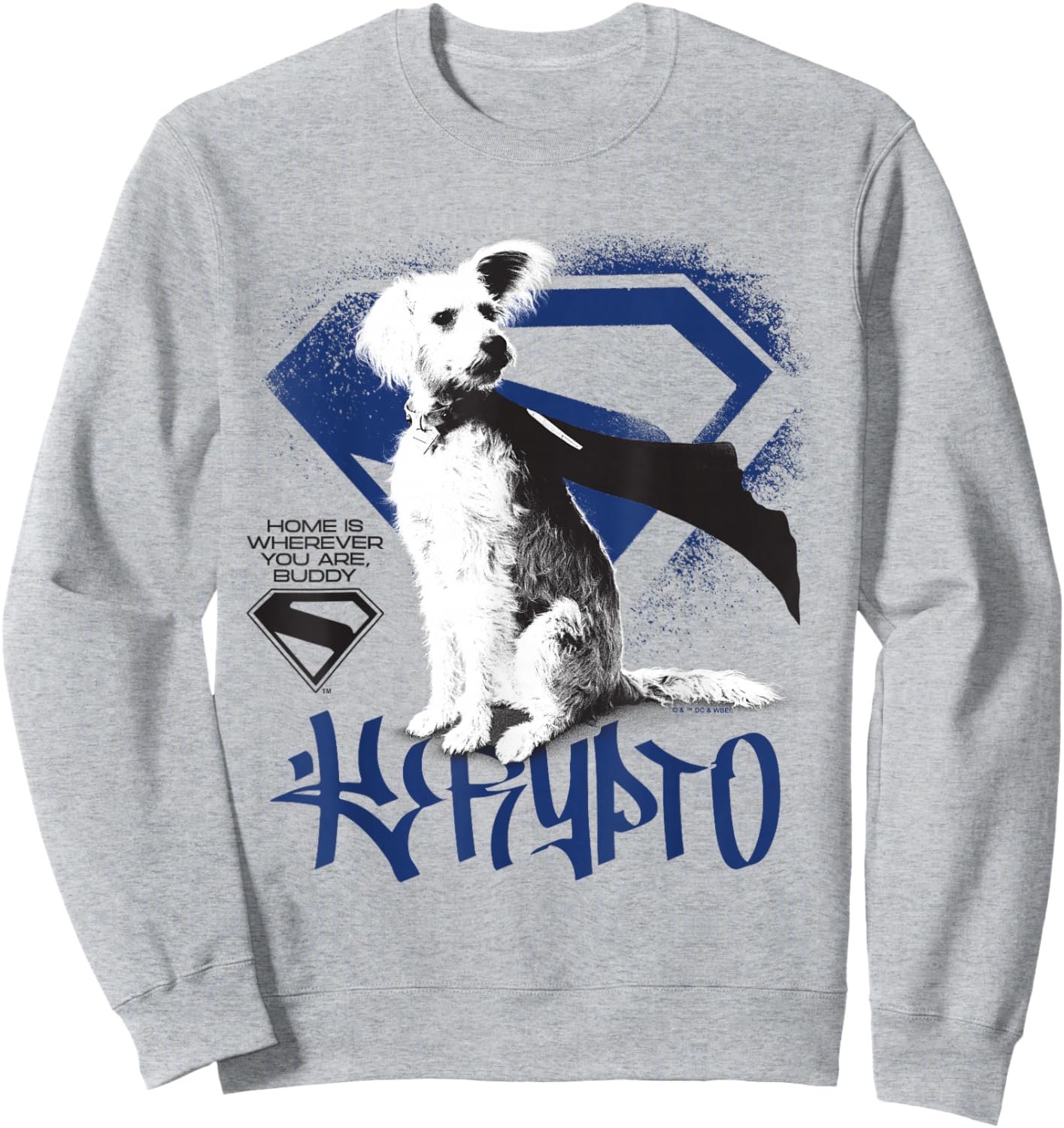 Supergirl 2026 Krypto Graffiti Sweatshirt - Sweatshirt | Ash