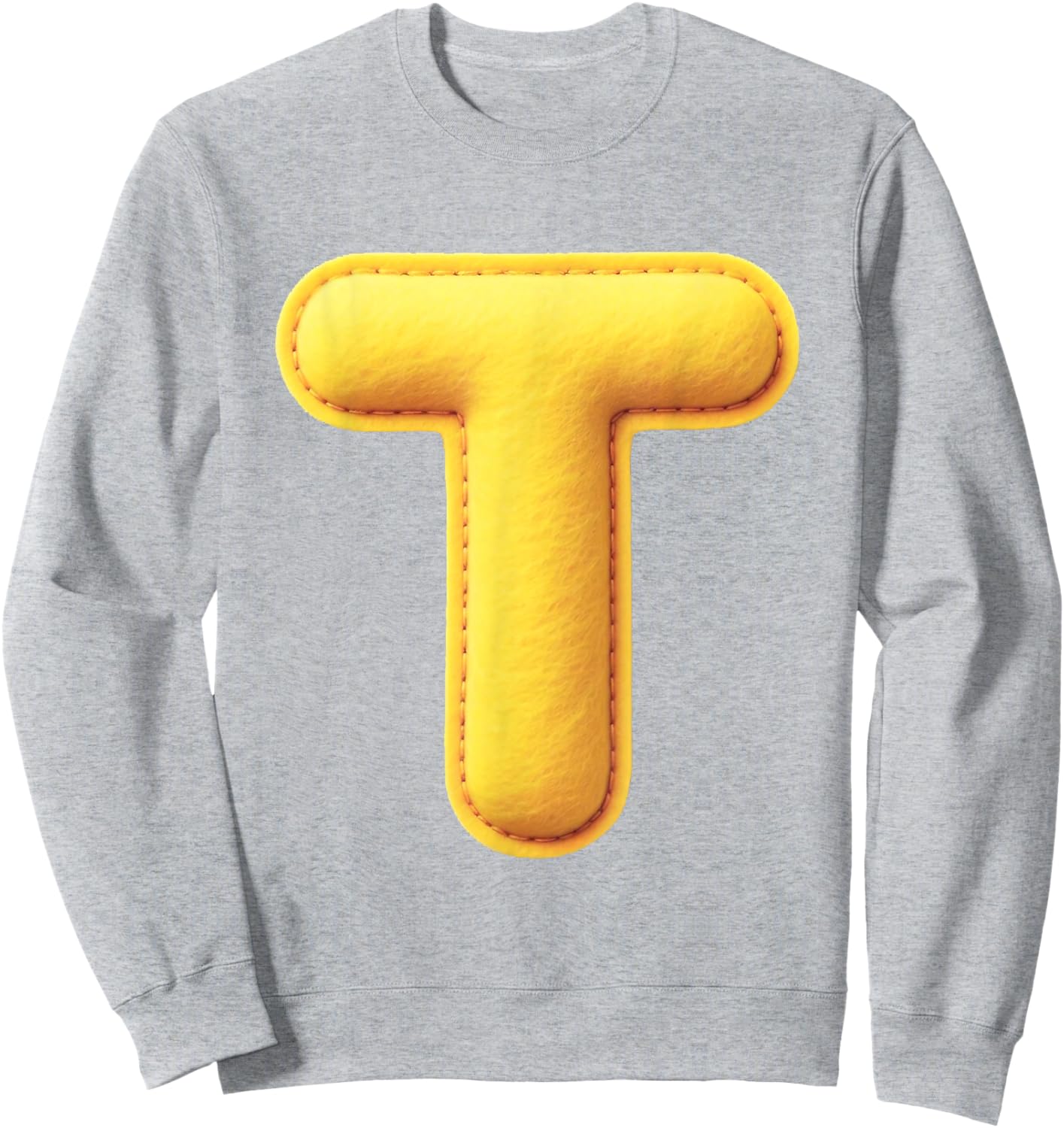 Letter T Funny Chipmunk Group Matching Thanksgiving Costume Sweatshirt - Sweatshirt | Ash