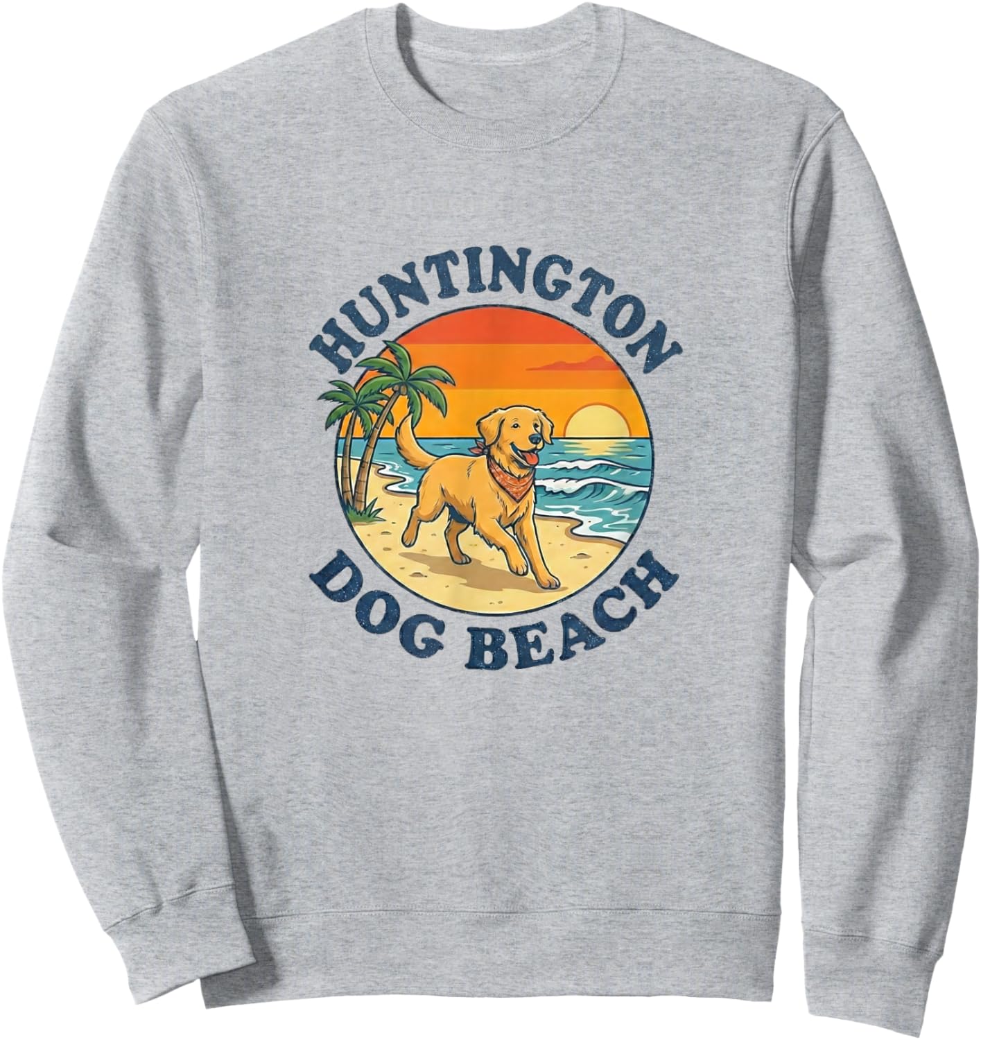 Huntington Dog Beach Sweatshirt - Sweatshirt | Ash