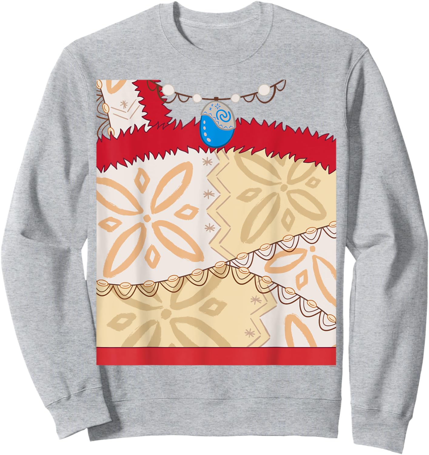 Disney Moana 2 Halloween Moana’s New Dress Costume Sweatshirt - Sweatshirt | Ash