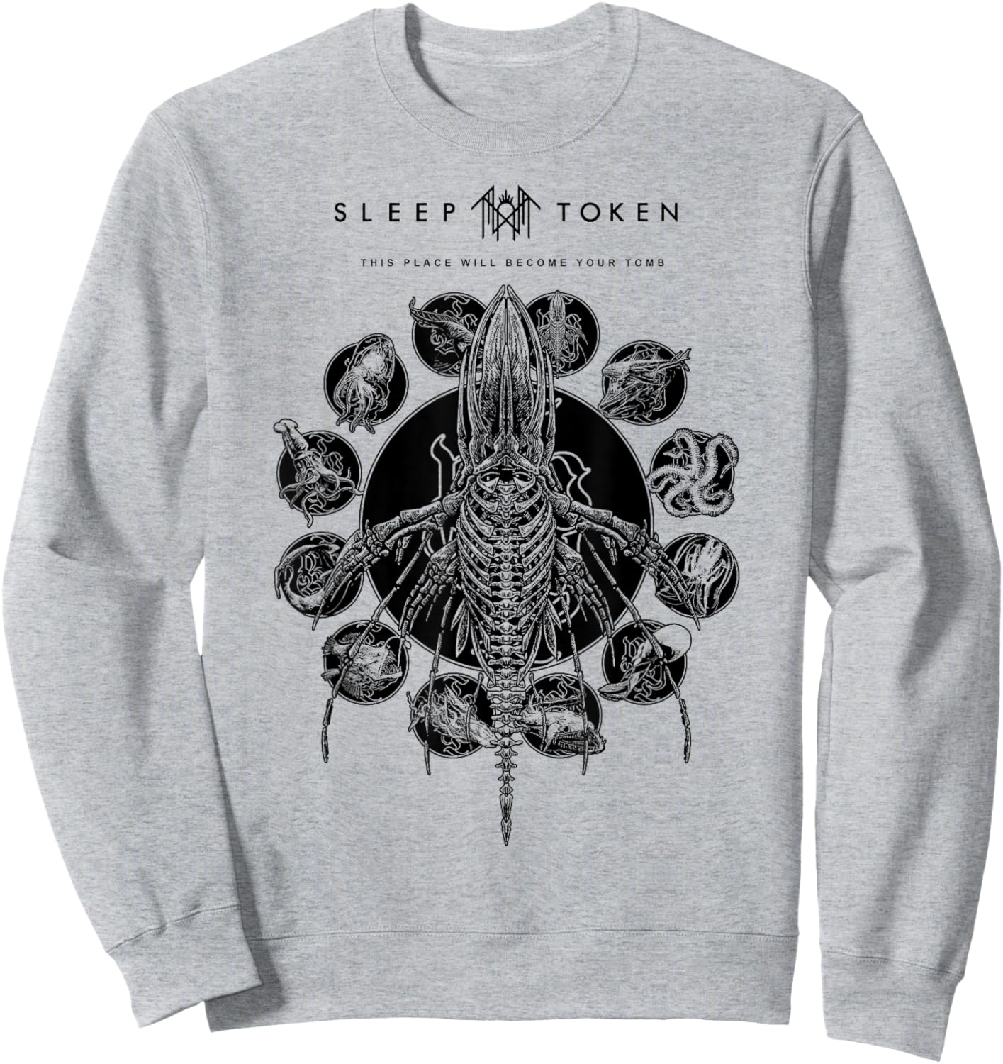 Sleep Token Remains White Sweatshirt - Sweatshirt | Ash