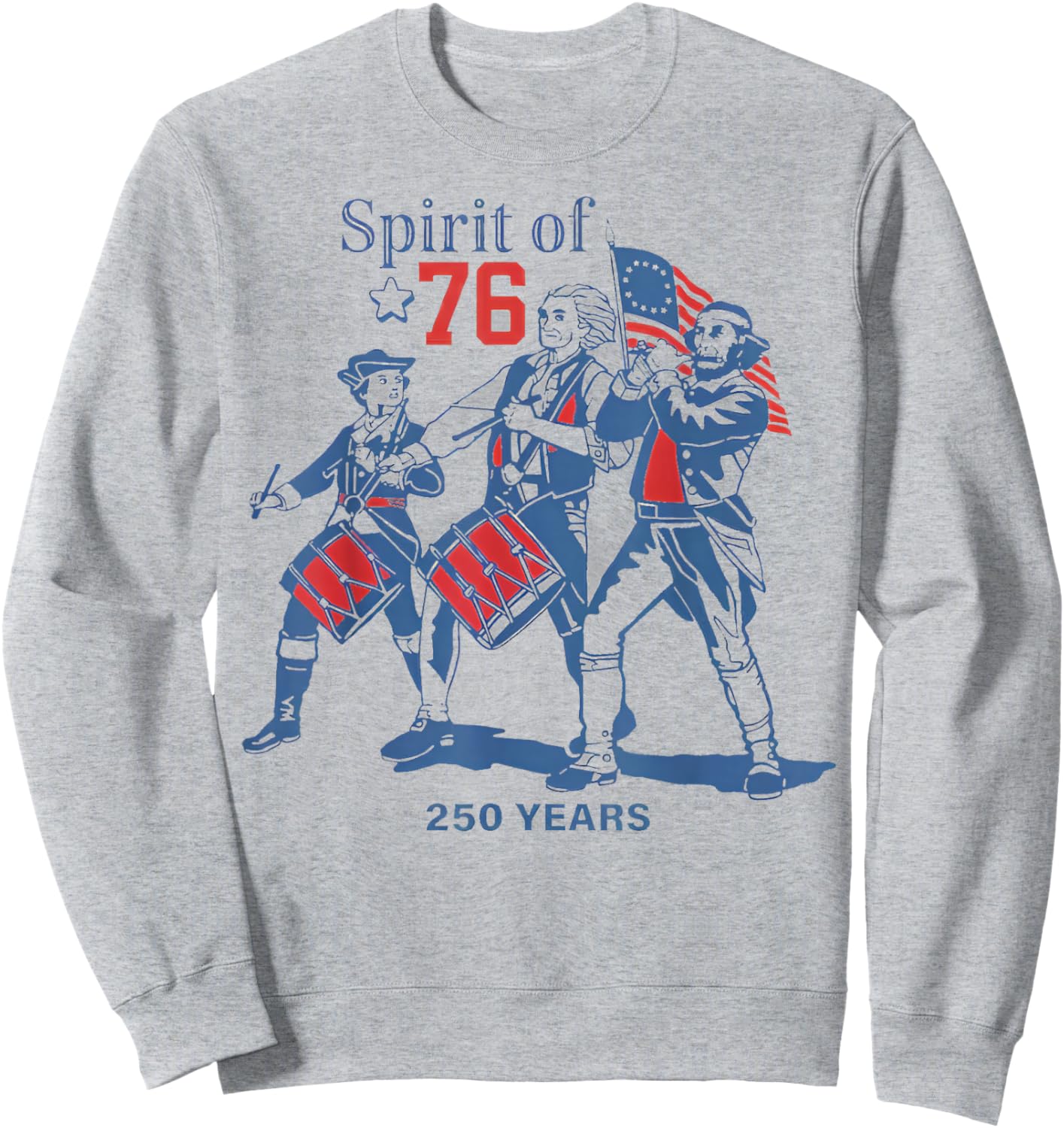 Spirit of 76 Vintage 4th of July Sweatshirt - Sweatshirt | Ash