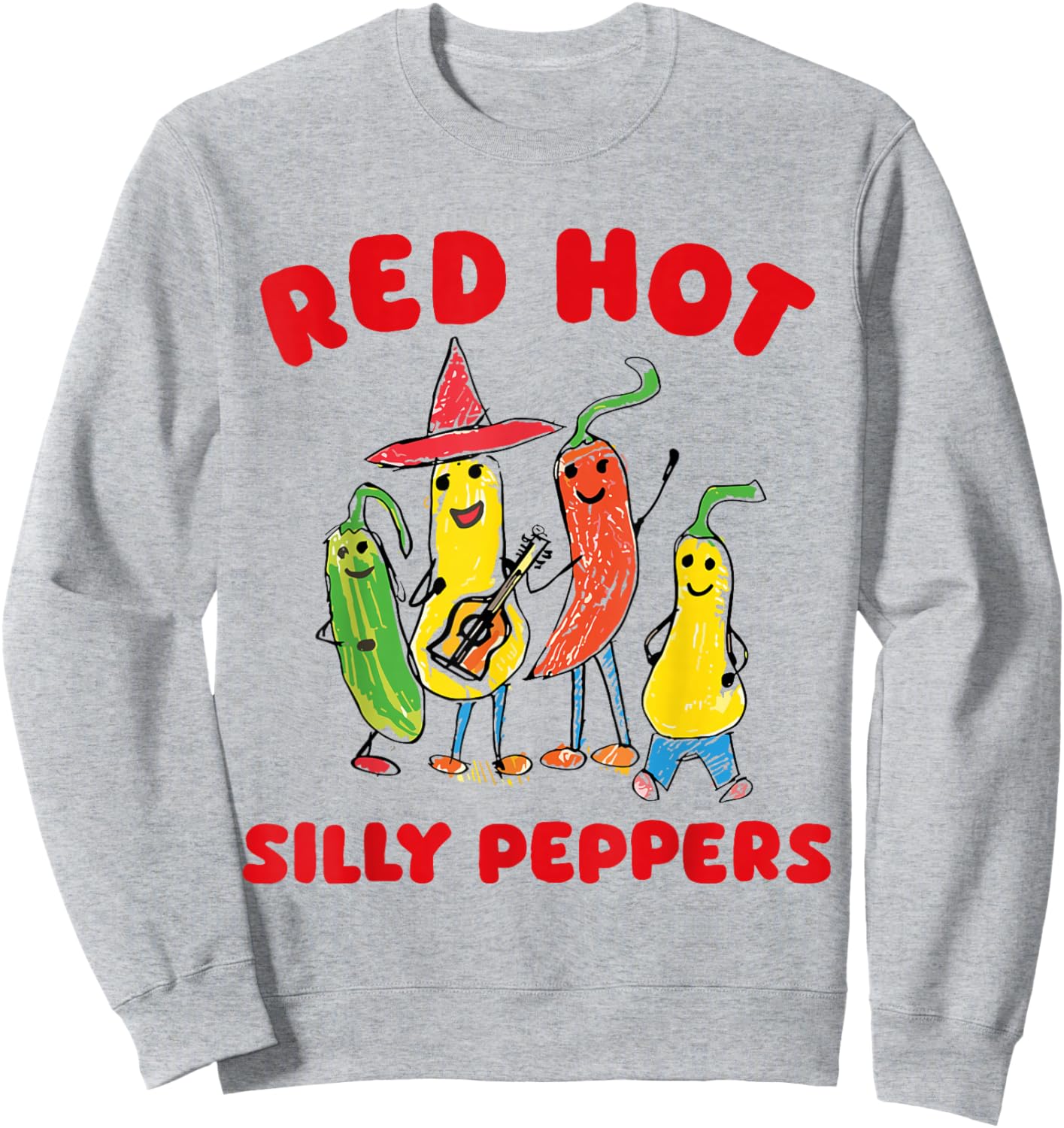 Red Hot Silly Peppers Sweatshirt - Sweatshirt | Ash