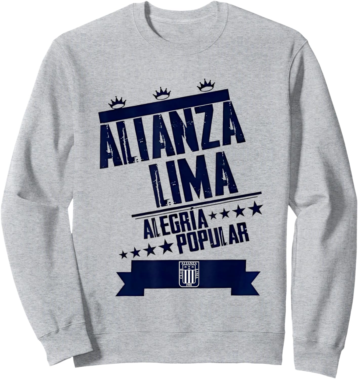Alianza Lima Alegria Popular Sweatshirt - Sweatshirt | Ash