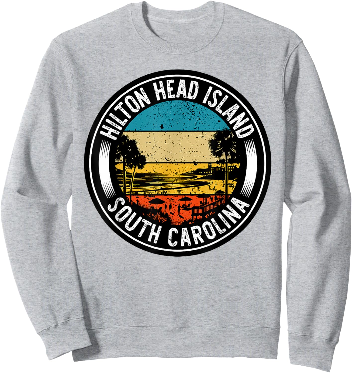 Hilton Head Island Travel Sweatshirt - Sweatshirt | Ash