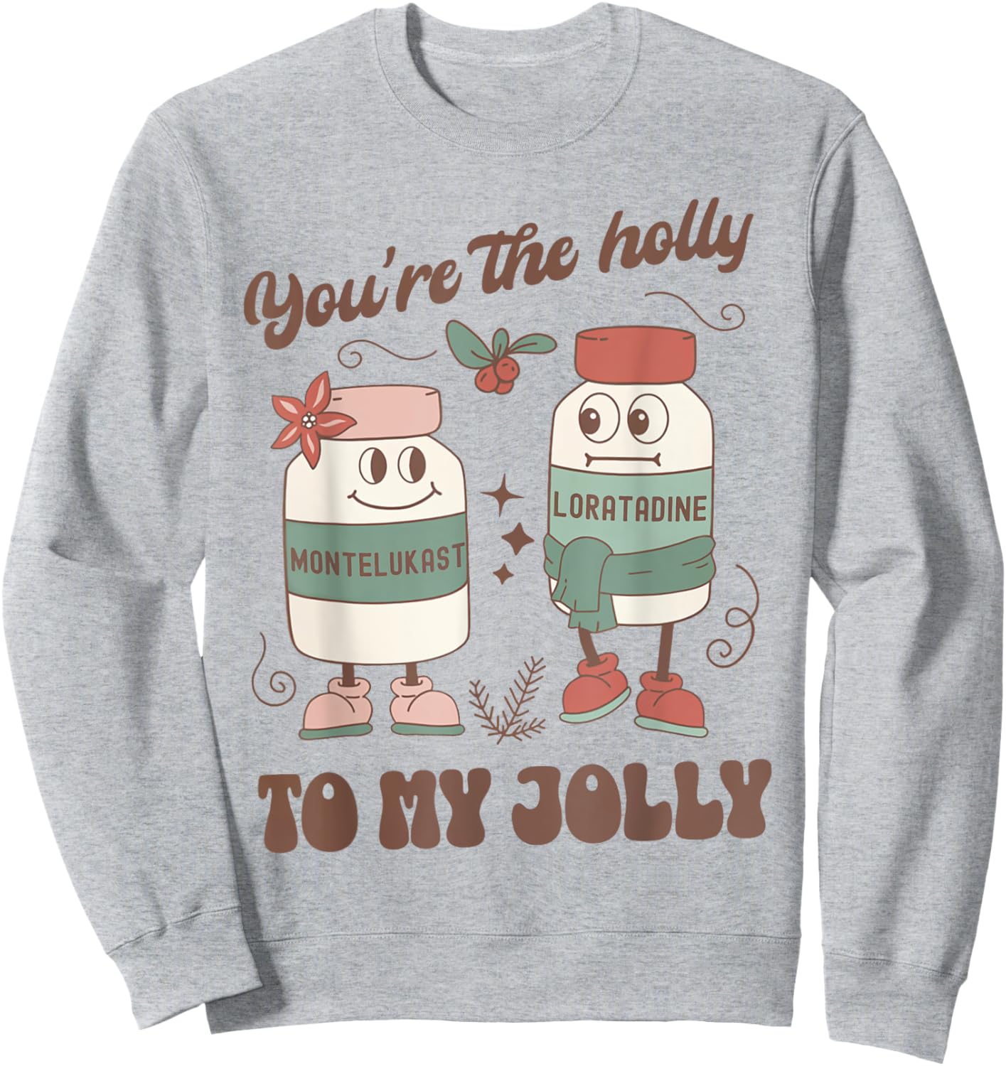 Women ENT nurse christmas allergy nurse allergy office Sweatshirt - Sweatshirt | Ash