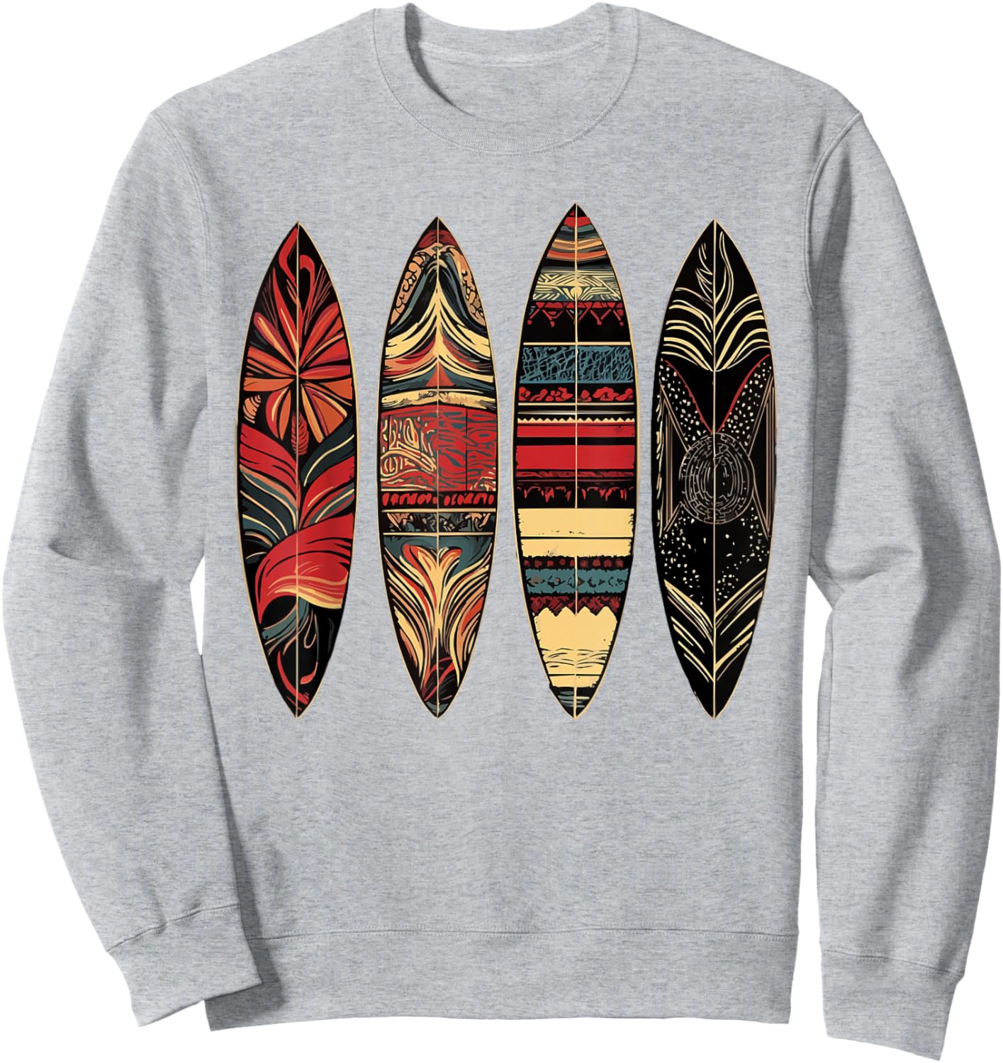 Hawaii Surfboarder Lifestyle Beach Surf Surf Summer Camps , Red, S Sweatshirt - Sweatshirt | Ash