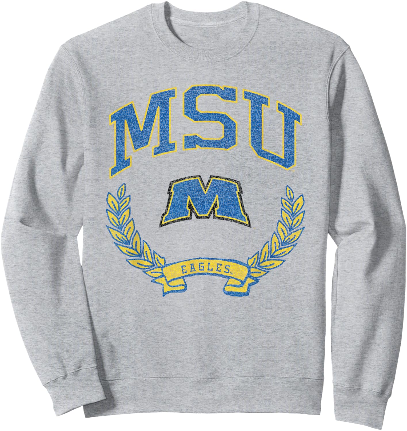 Morehead State Eagles Victory Vintage Officially Licensed Sweatshirt - Sweatshirt | Ash