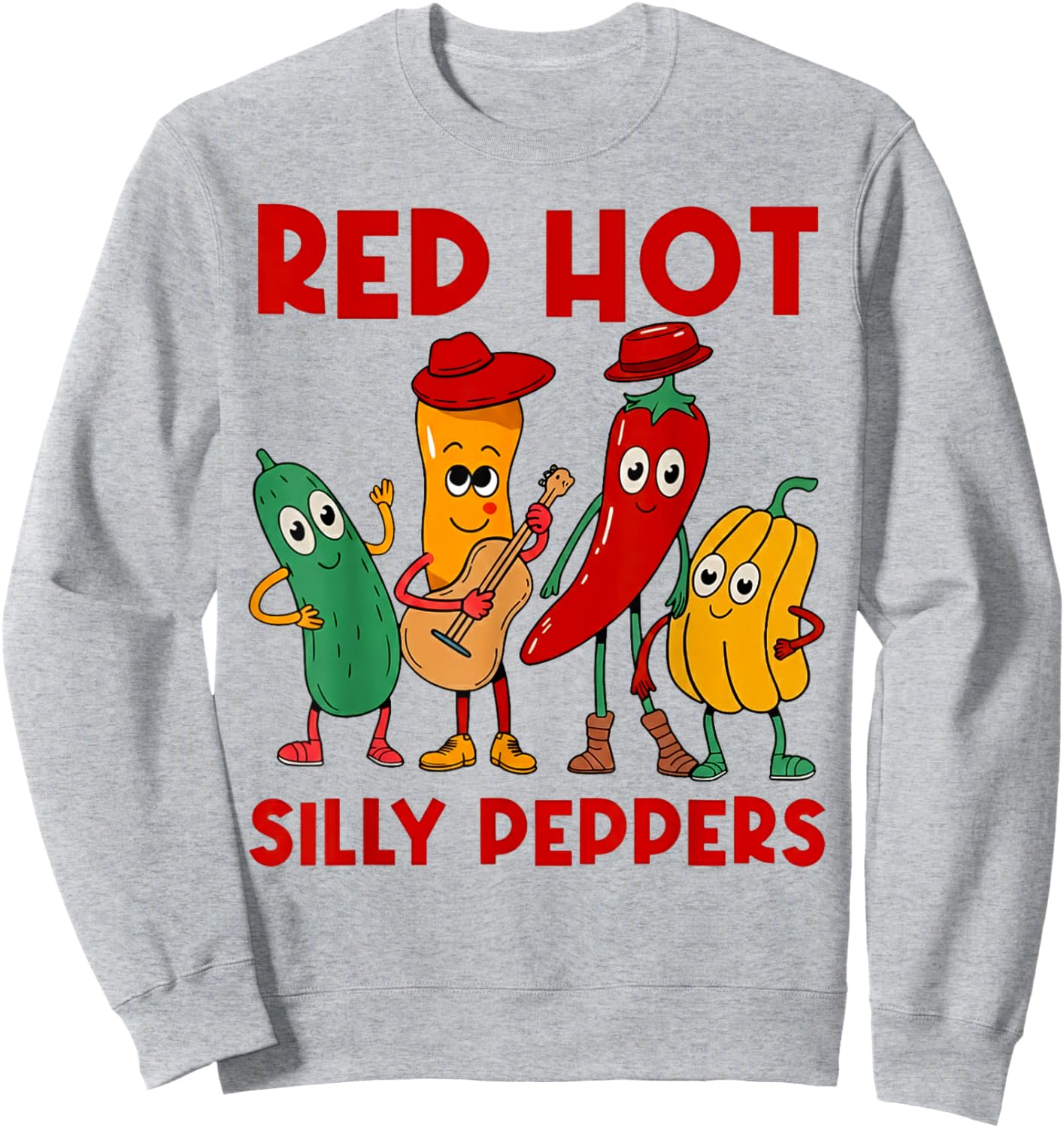Red Hot Silly Peppers Sweatshirt - Sweatshirt | Ash
