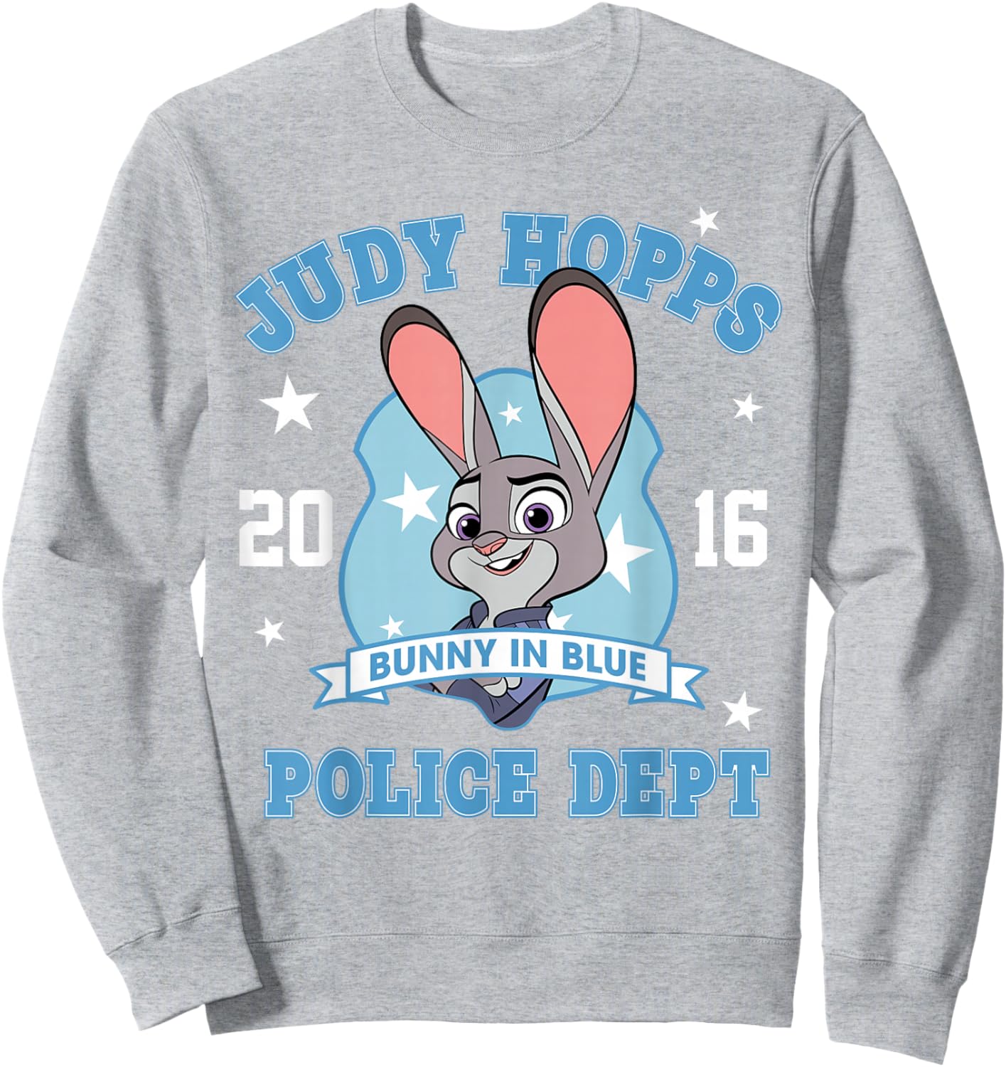 Zootopia 2 Judy Hopps Police Dept Sweatshirt - Sweatshirt | Ash