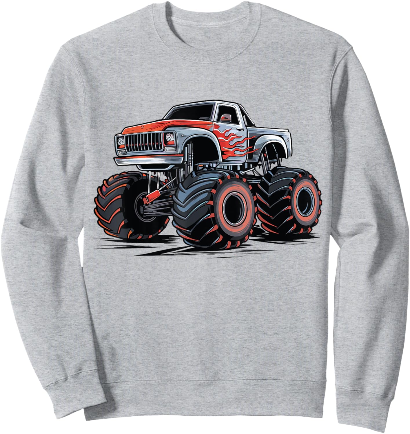 Monster Truck for toddlers Youth & Adults Sweatshirt - Sweatshirt | Ash