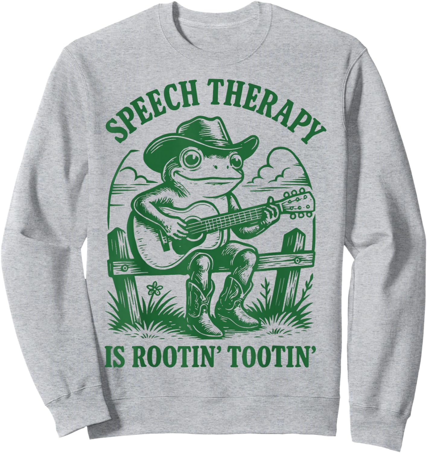 Speech Therapy is Rootin' Tootin' Sweatshirt - Sweatshirt | Ash