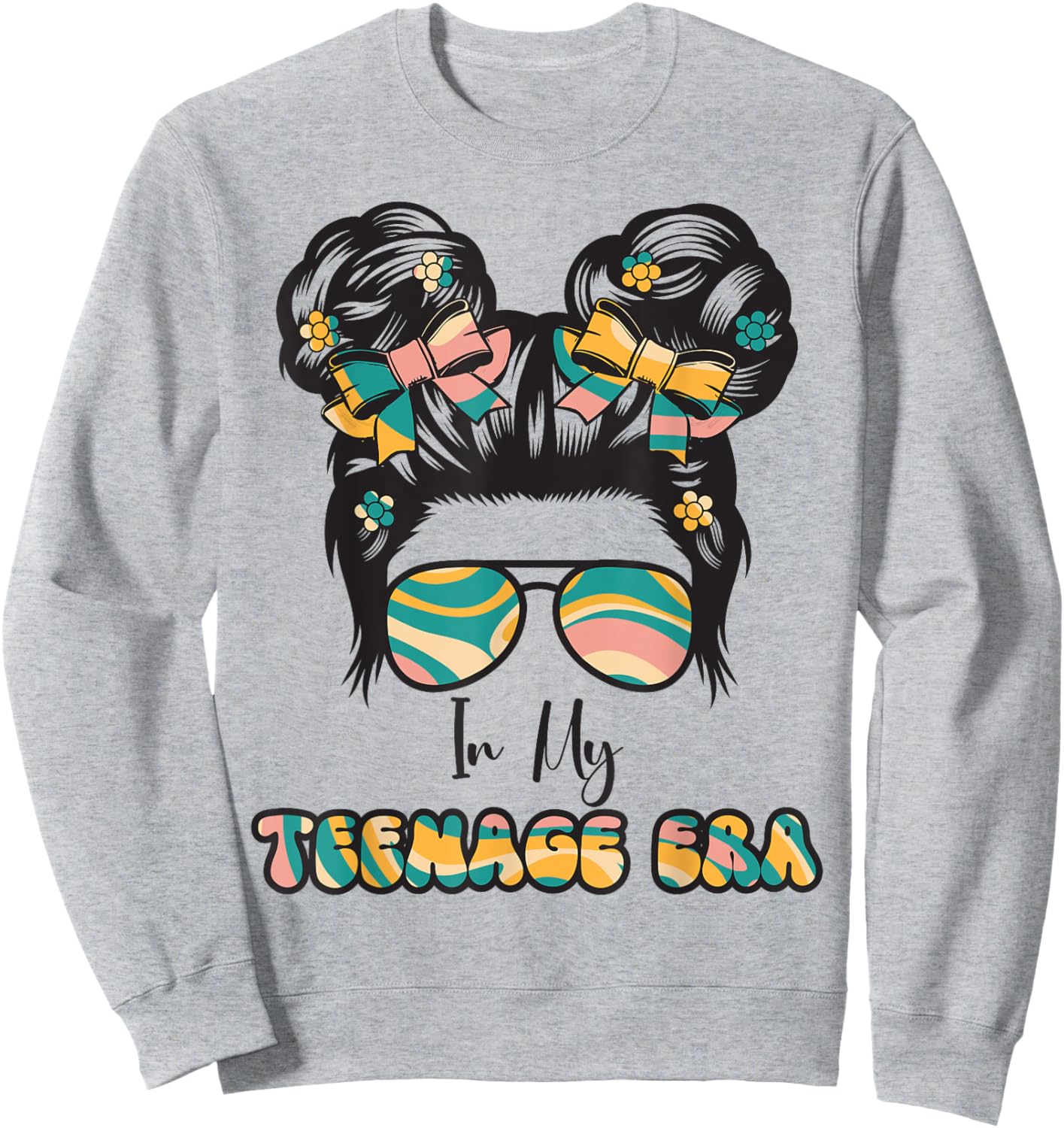 In My Teenage Era - 13th Birthday Sweatshirt - Sweatshirt | Ash