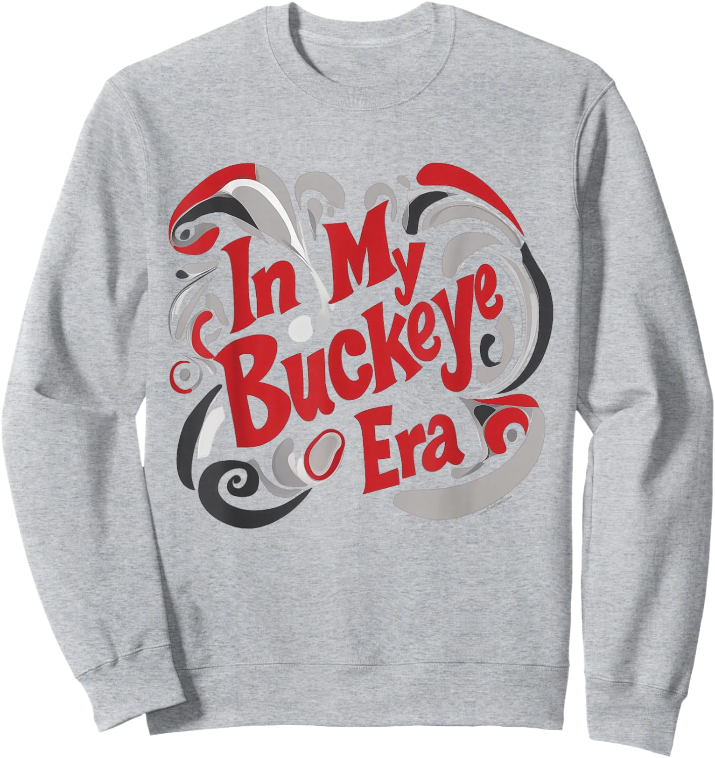 In my Buckeye Era Cute State Retro Vintage Girl Ohio Sweatshirt - Sweatshirt | Ash
