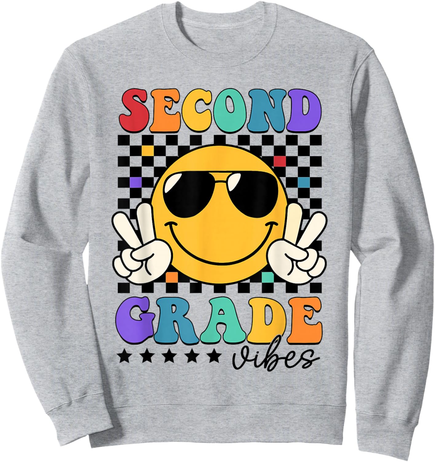 2nd Grade Teacher Shirts, First Day Second Grade Shirt Girls Sweatshirt - Sweatshirt | Ash