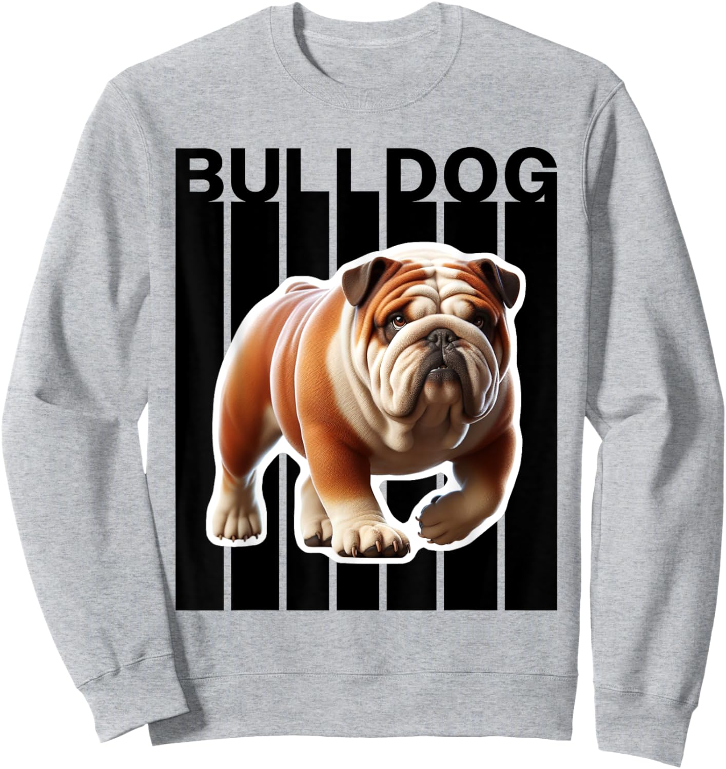 Bulldog dog lovers Men Women Kids Sweatshirt - Sweatshirt | Ash