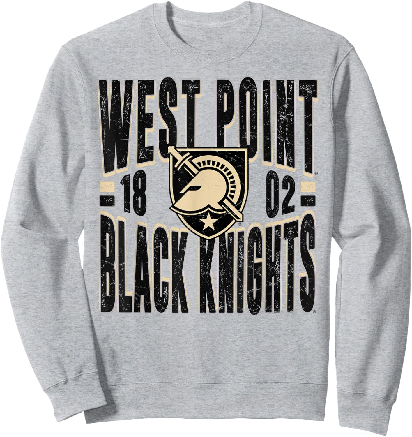 Army Black Knights Vintage 90's Retro Gray Sweatshirt - Sweatshirt | Ash