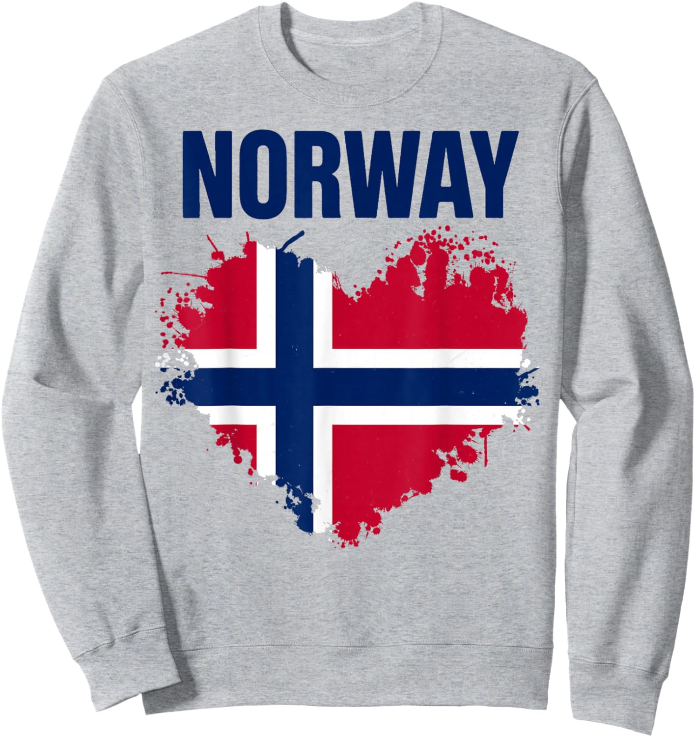 Norway Flag Outfit Idea & Norge Norwegian Roots Sweatshirt - Sweatshirt | Ash