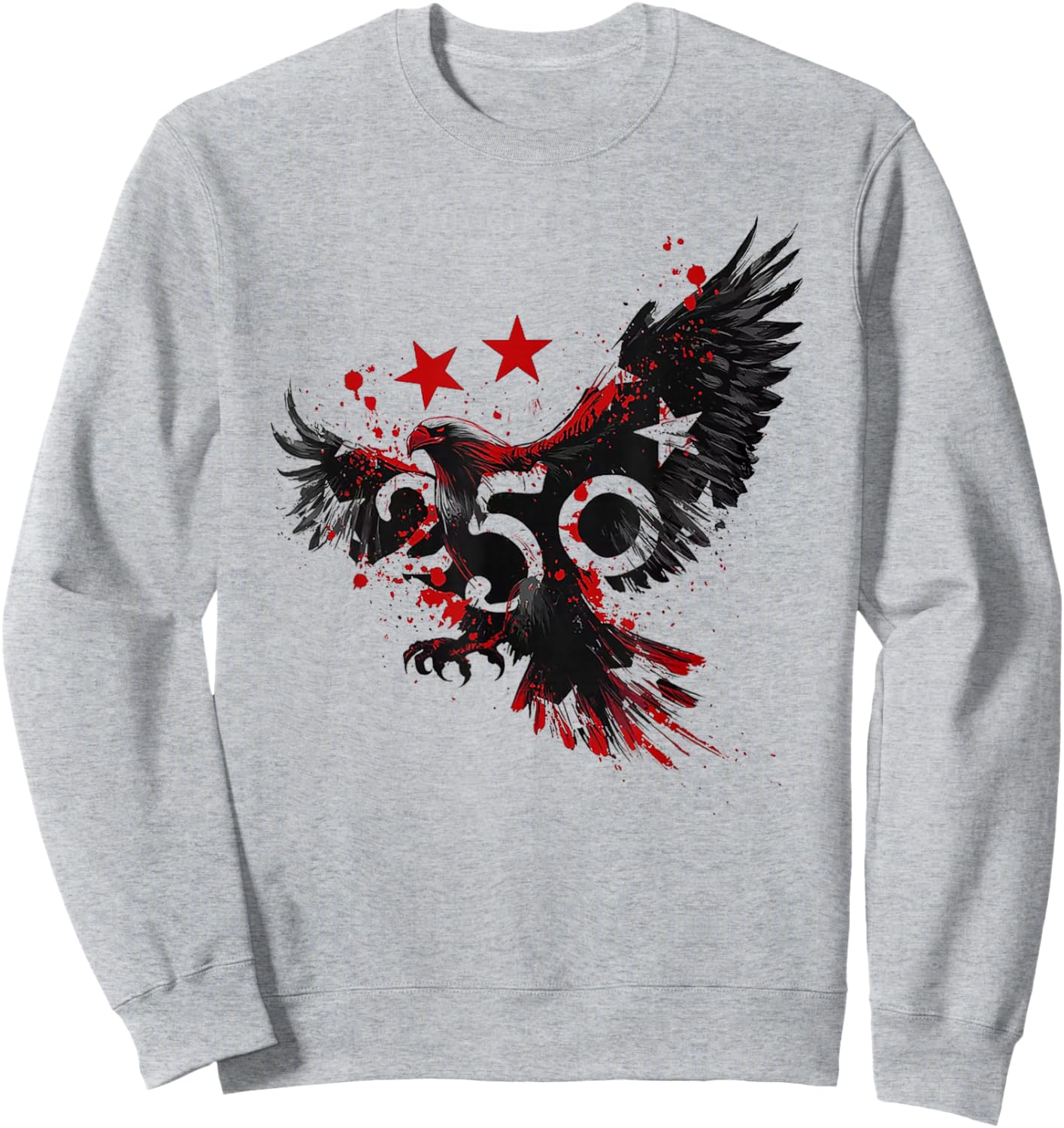 250 Years American 1776 2026 250th 4th July Independence Day Sweatshirt - Sweatshirt | Ash